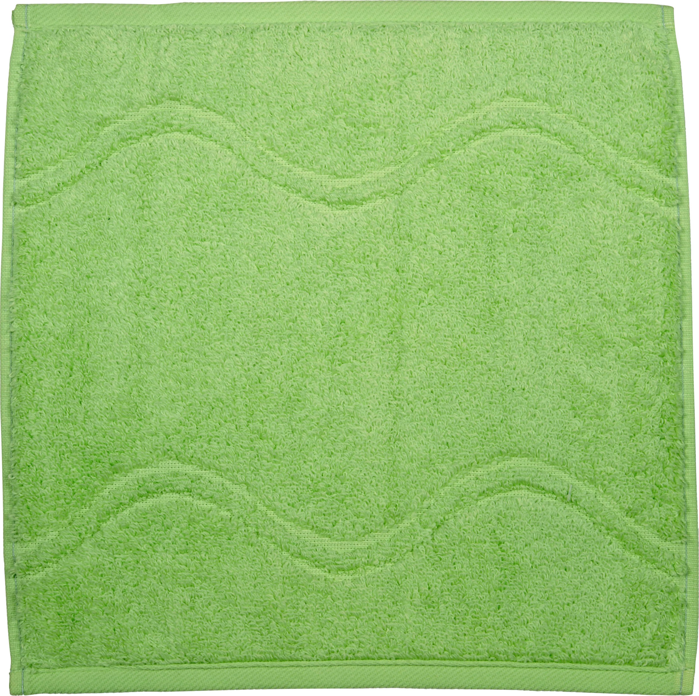 ROSS Seiftuch »Cashmere feeling«, (Packung, 6 St.), mit Wellen-Bordüre
