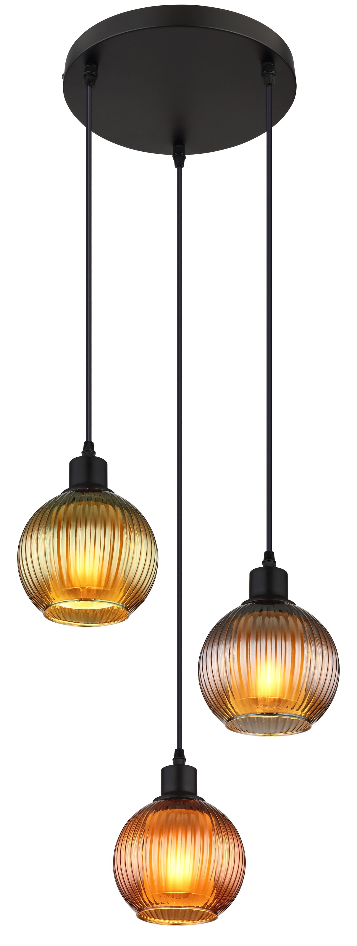 GLOBO LIGHTING Pendelleuchte »ZUMBA« E27 1 Stk. Gläser, Hängeleuchte, Hängelampe