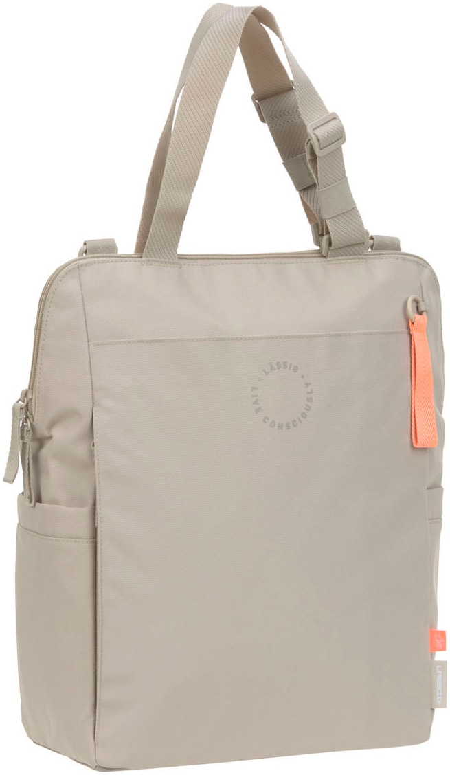 LÄSSIG Wickelrucksack »Green Label, Conversion Backpack, beige«