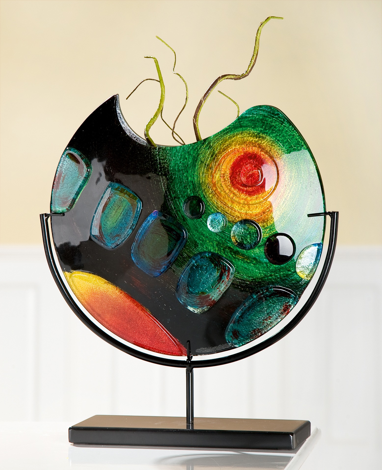 GILDE GLAS art Dekovase »Sunrise«, (1 St.), aus Glas