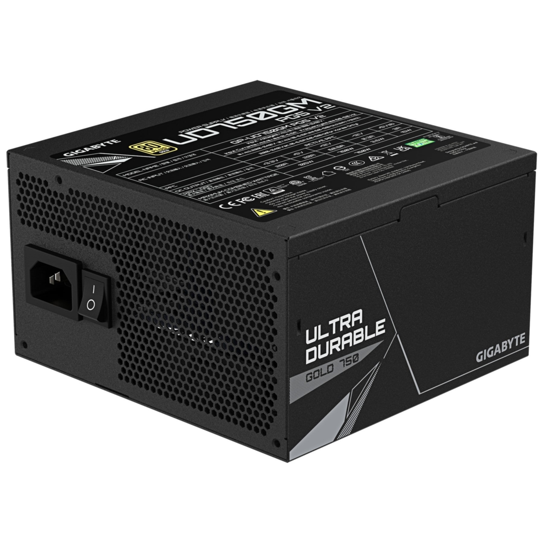 Gigabyte Netzteil »UD750GM PG5 V2 Netzteil – PCIe Gen 5.1, 80 PLUS Gold, Vollmodulares De«