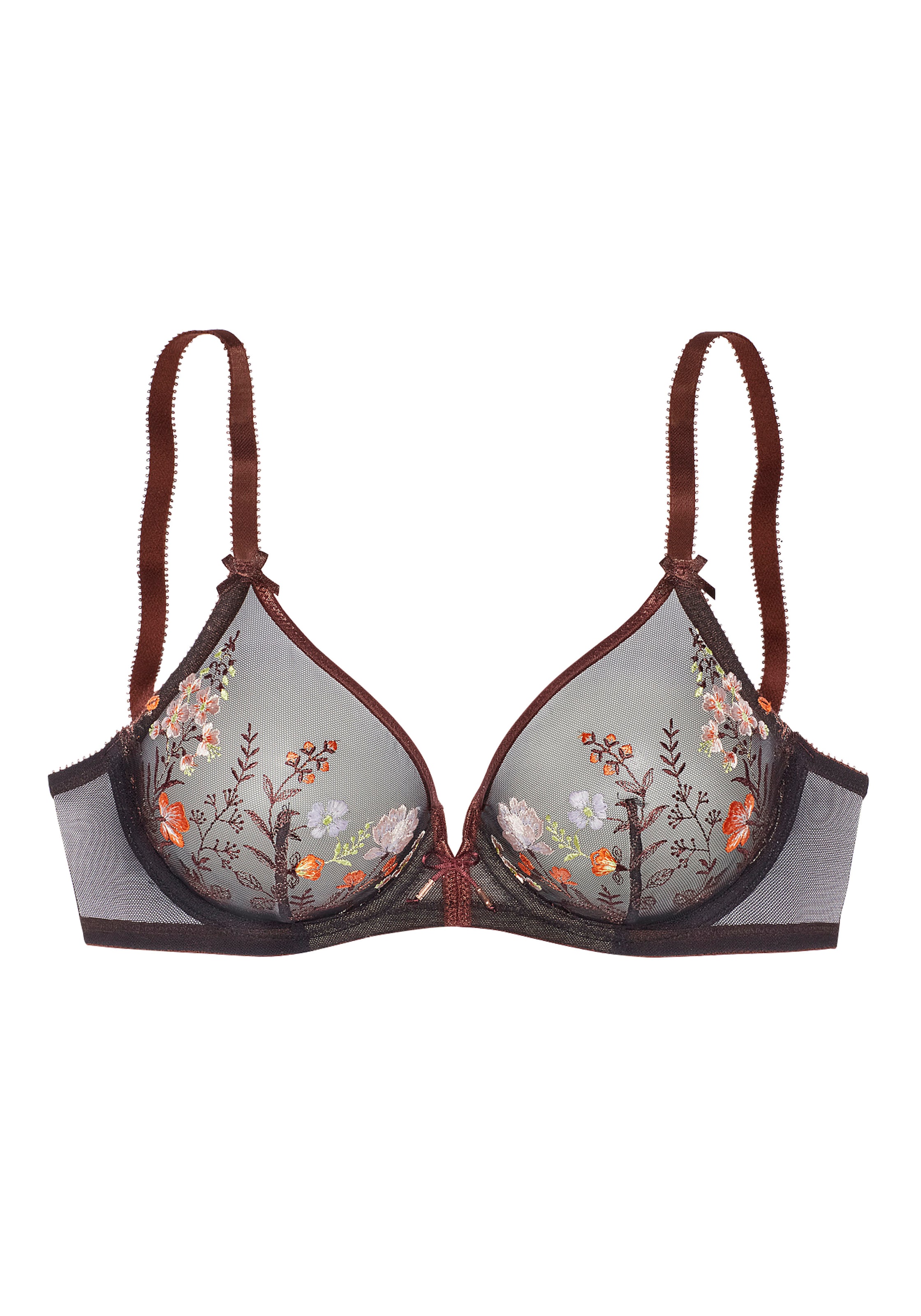LASCANA Bügel-BH »Maria«, mit Blumen aus edler Stickereispitze, sexy Dessous