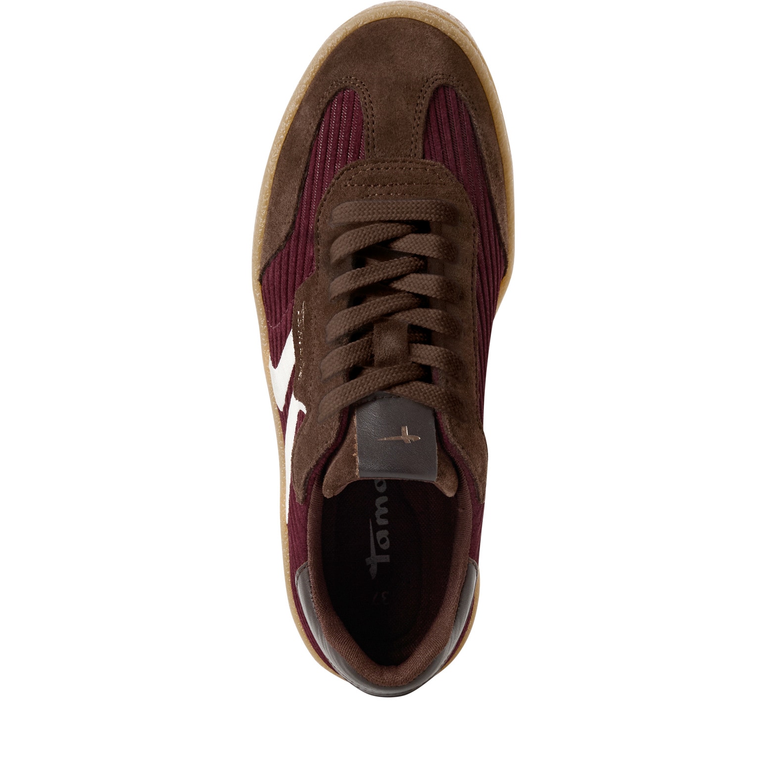 Tamaris Plateausneaker, Freizeitschuh, Halbschuh, Schnürschuh mit gepolstertem Schaftrand