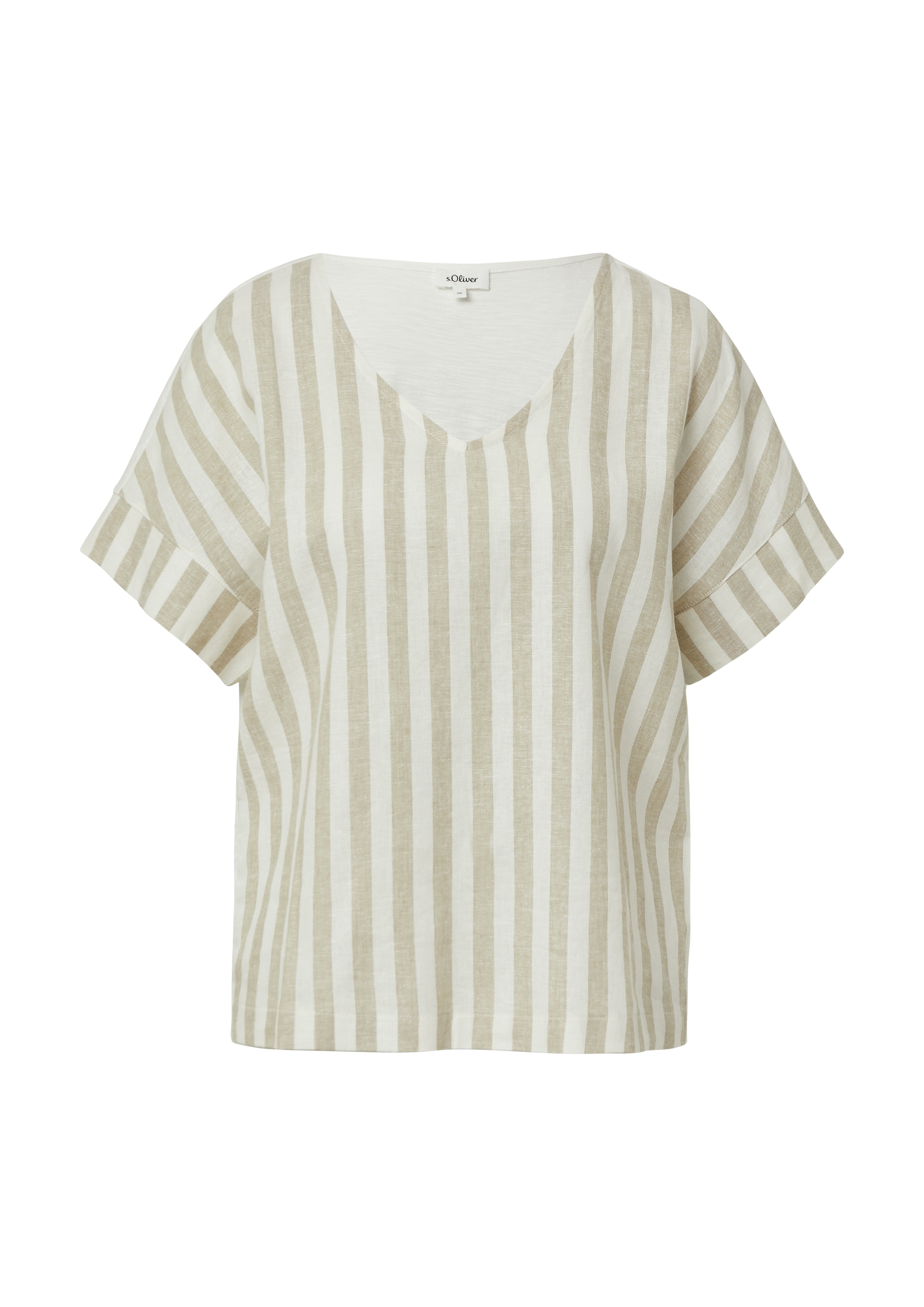 s.Oliver T-Shirt, mit Streifen Muster