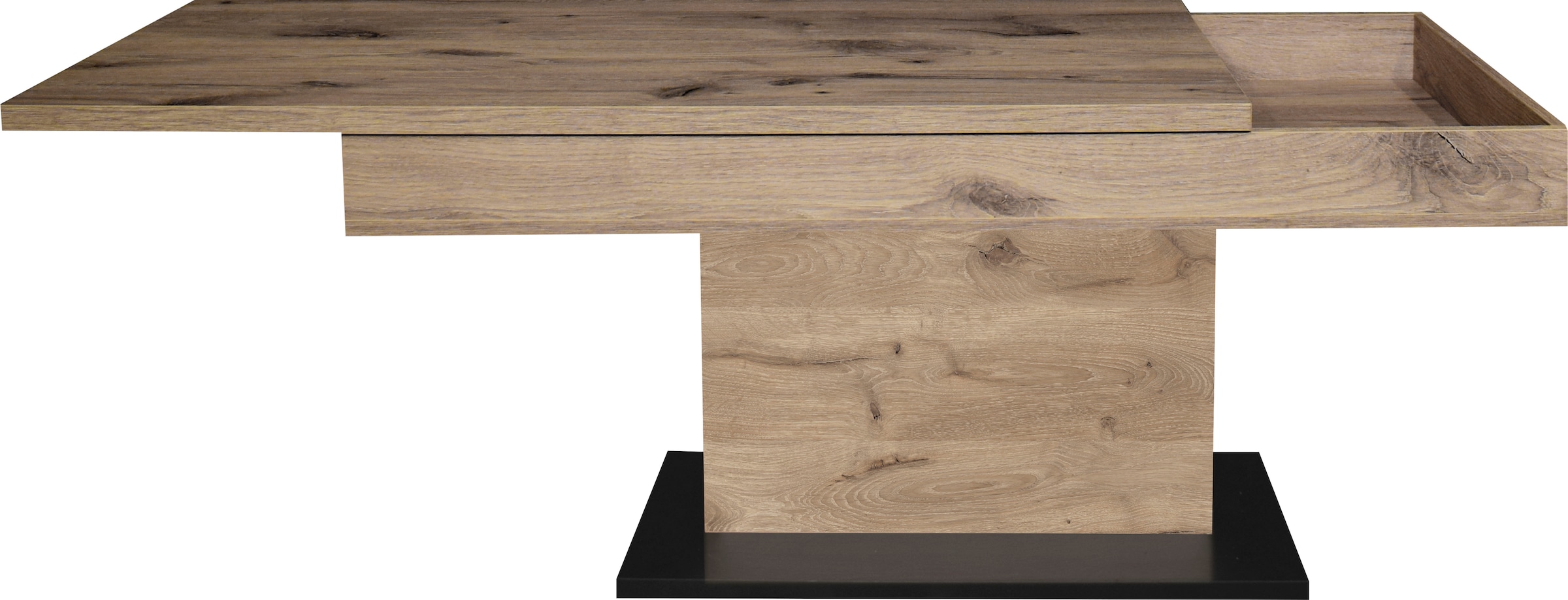 Mäusbacher Couchtisch »Lift Couchtisch«, höhenverstellbar 58-77cm,Tischplatte aufziehbar, Staufach, 110cm breit