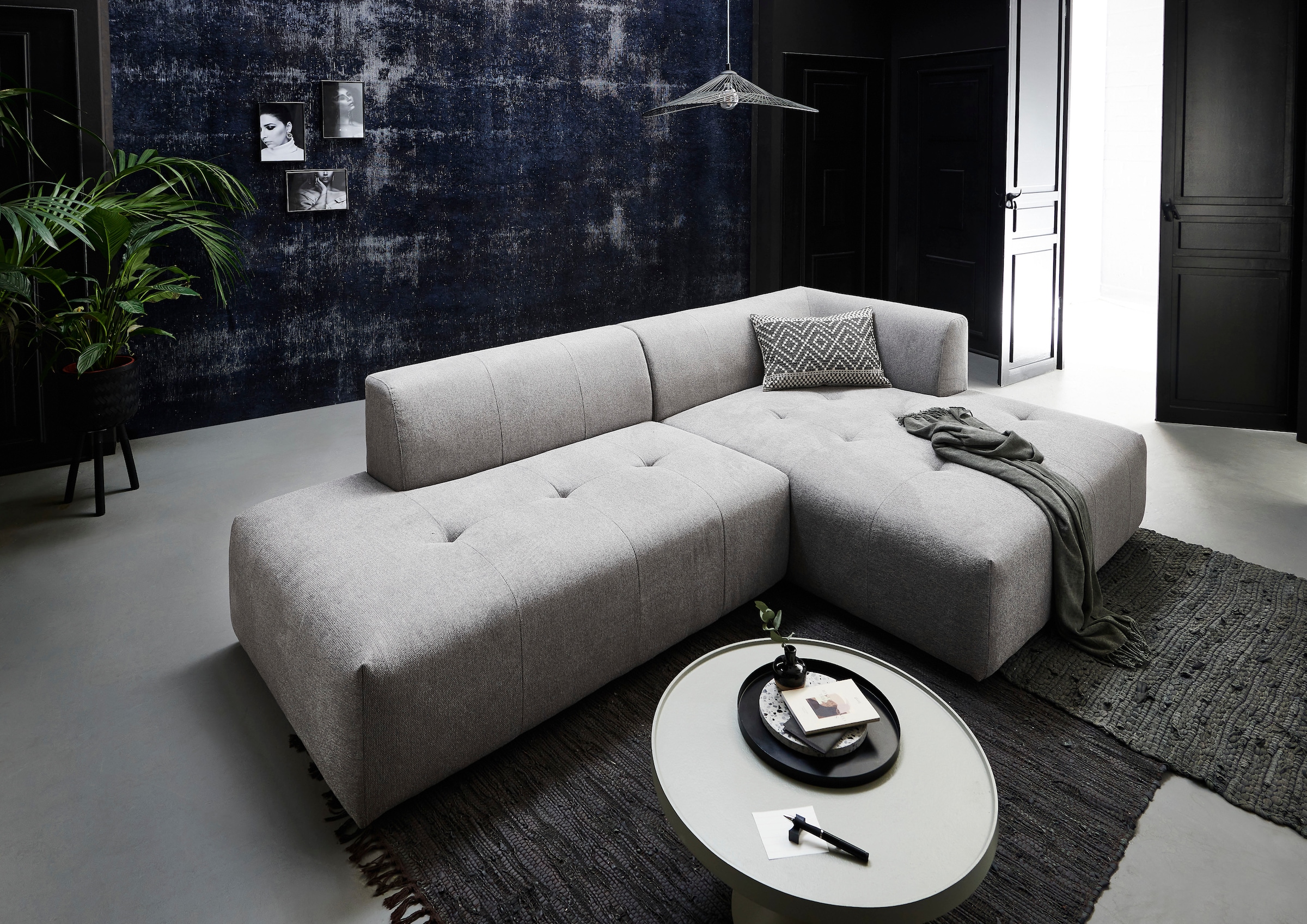 ATLANTIC home collection 3-Sitzer »Leonardo«, Ottomane mit XXL-Liegefläche