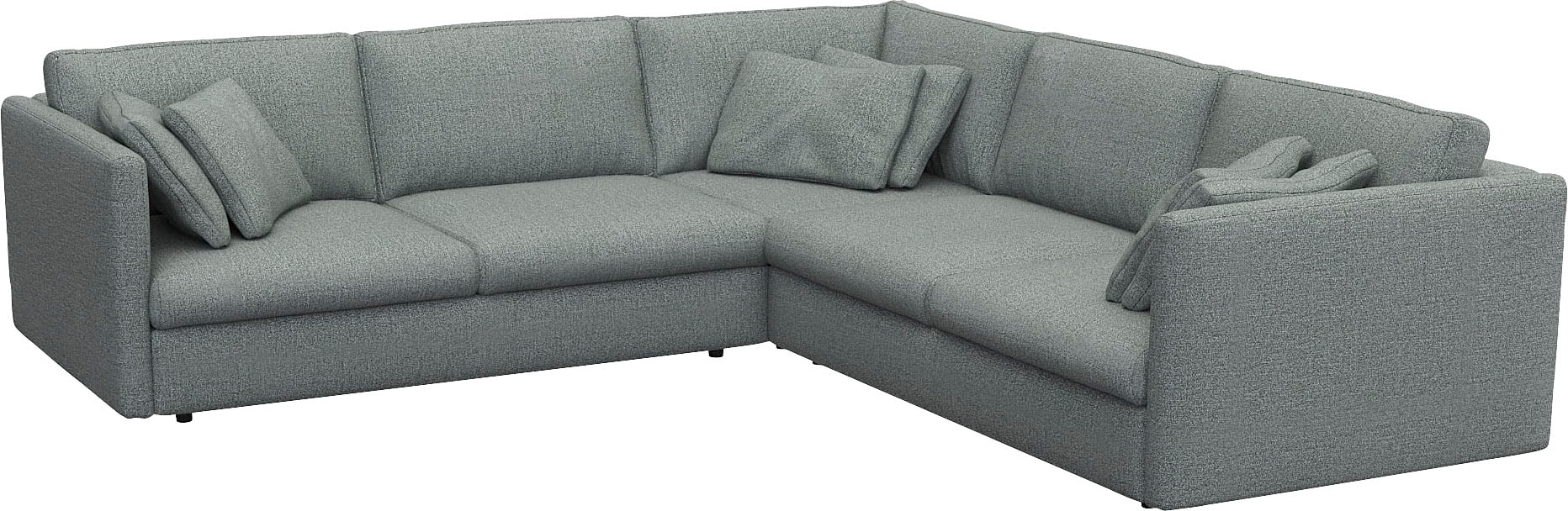 FLEXLUX Ecksofa "Lovane gleichschenklig, bequem und komfortabel", Weich & a günstig online kaufen