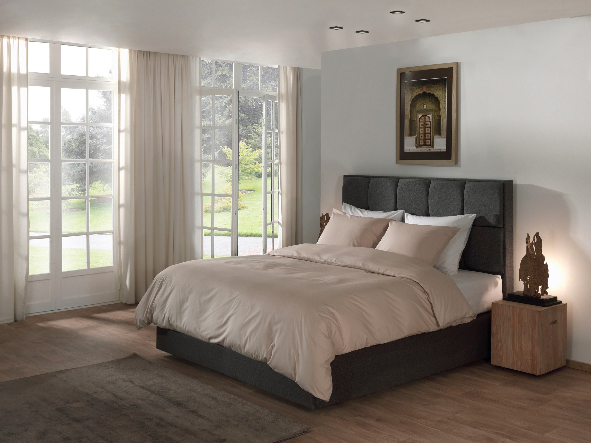 YELLOW Bettwäsche »Suite-Mumbai« 2 Stk. tlg. Uni Design, 100% Baumwolle ab günstig online kaufen