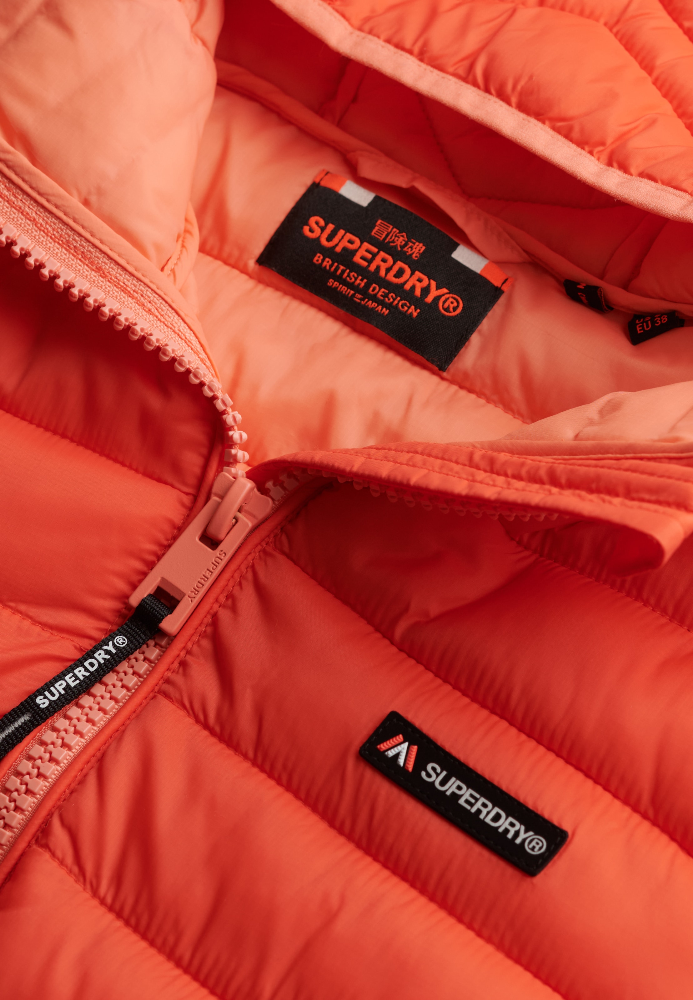 Superdry Steppjacke »HOODED FUJI LITE PADDED JACKET« mit Kapuze