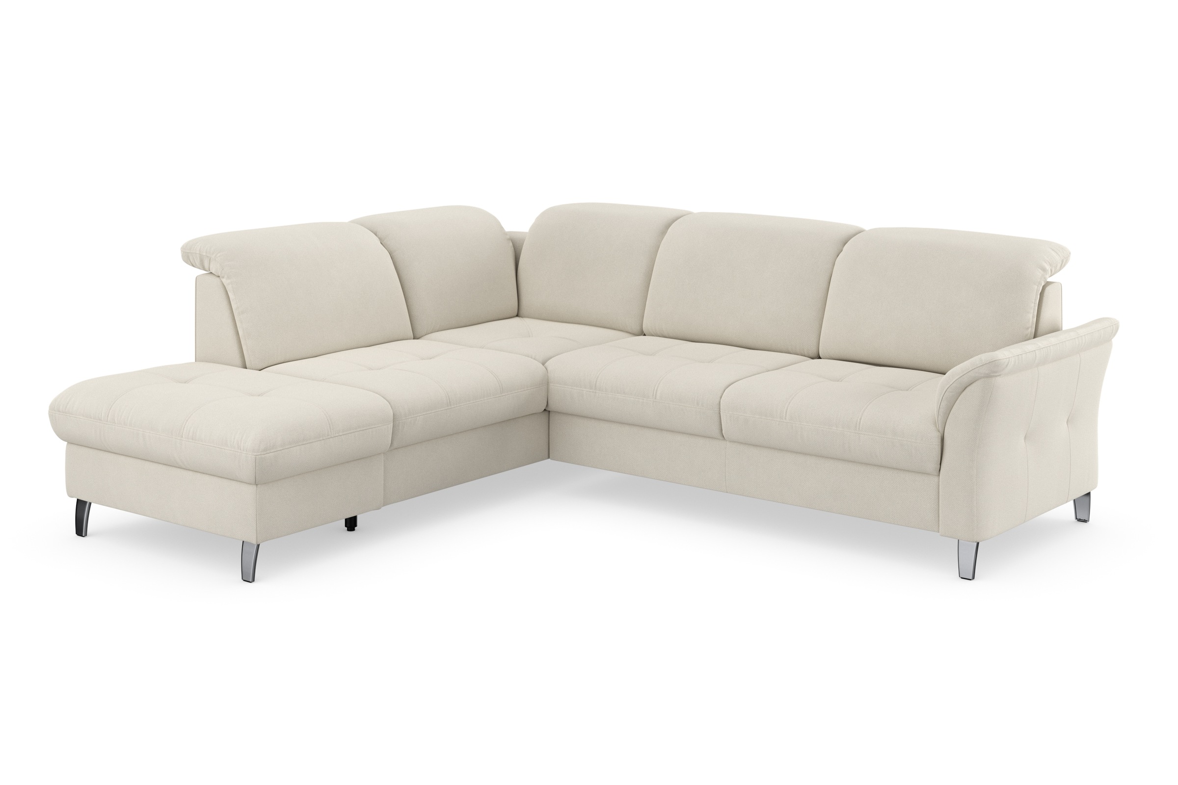 sit&more Ecksofa »Maggiore L-Form«, wahlweise mit Kopfteilverstellung, Bettfunktion und Stauraum