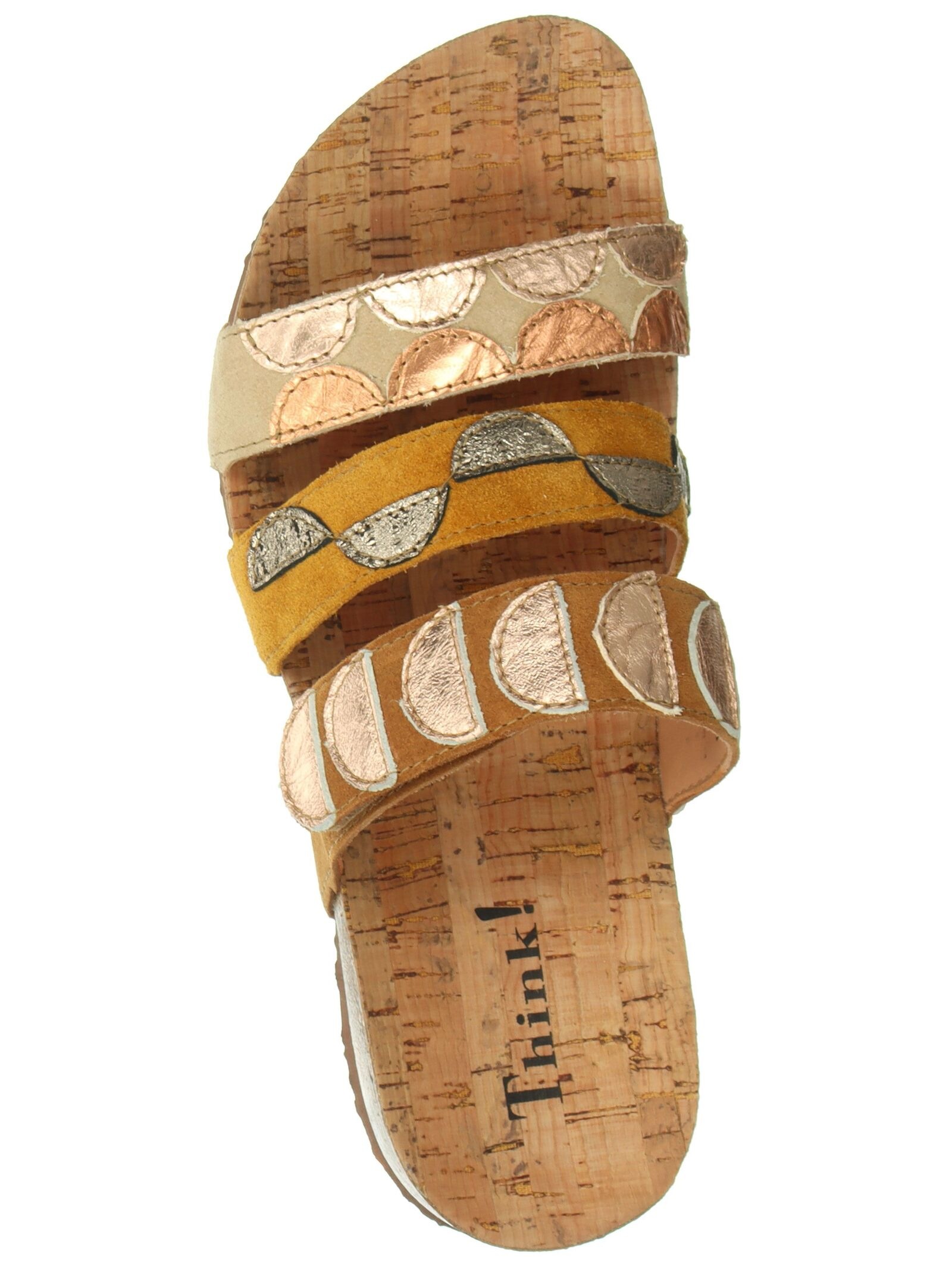 Think! Pantolette »Think! Pantoletten Veloursleder«