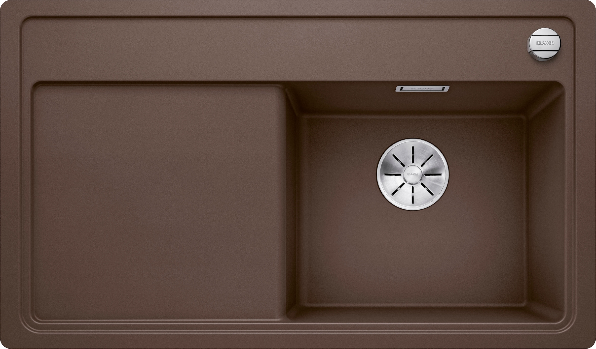 Blanco Küchenspüle »ZENAR 45 S-F« Set,  Mit Ablauffernbedienung