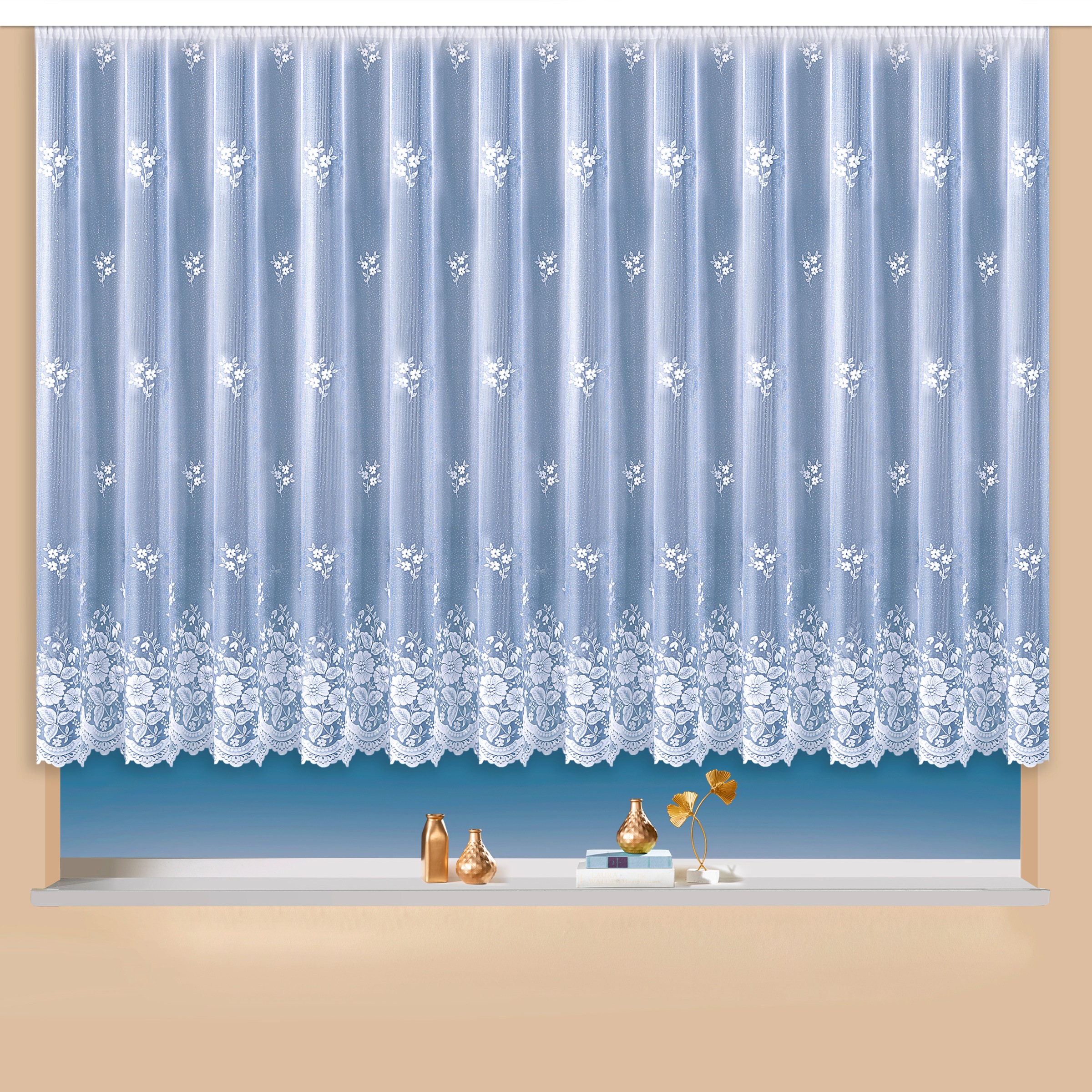 Weckbrodt Gardine »Verona« Kräuselband 1 Stk. tlg. Jacquard, strukturiert, günstig online kaufen