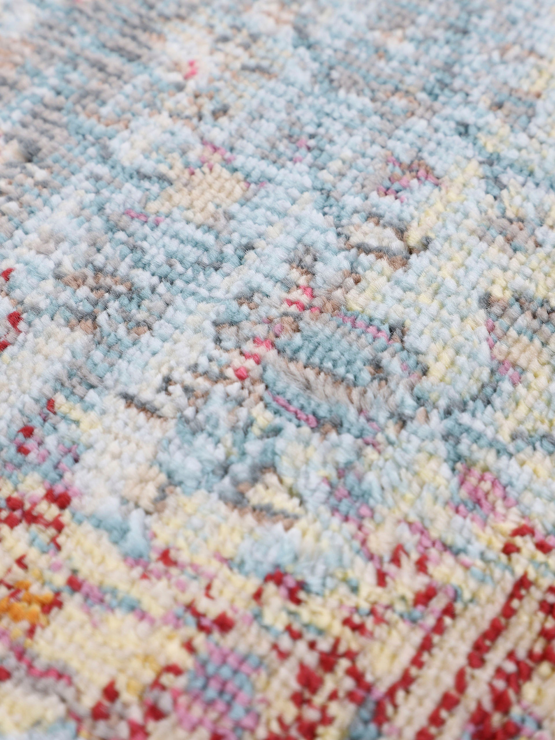 carpetfine Teppich »Esha«, rechteckig, 8 mm Höhe, Vintage Look, schöne Farben, mit Fransen, Wohnzimmer
