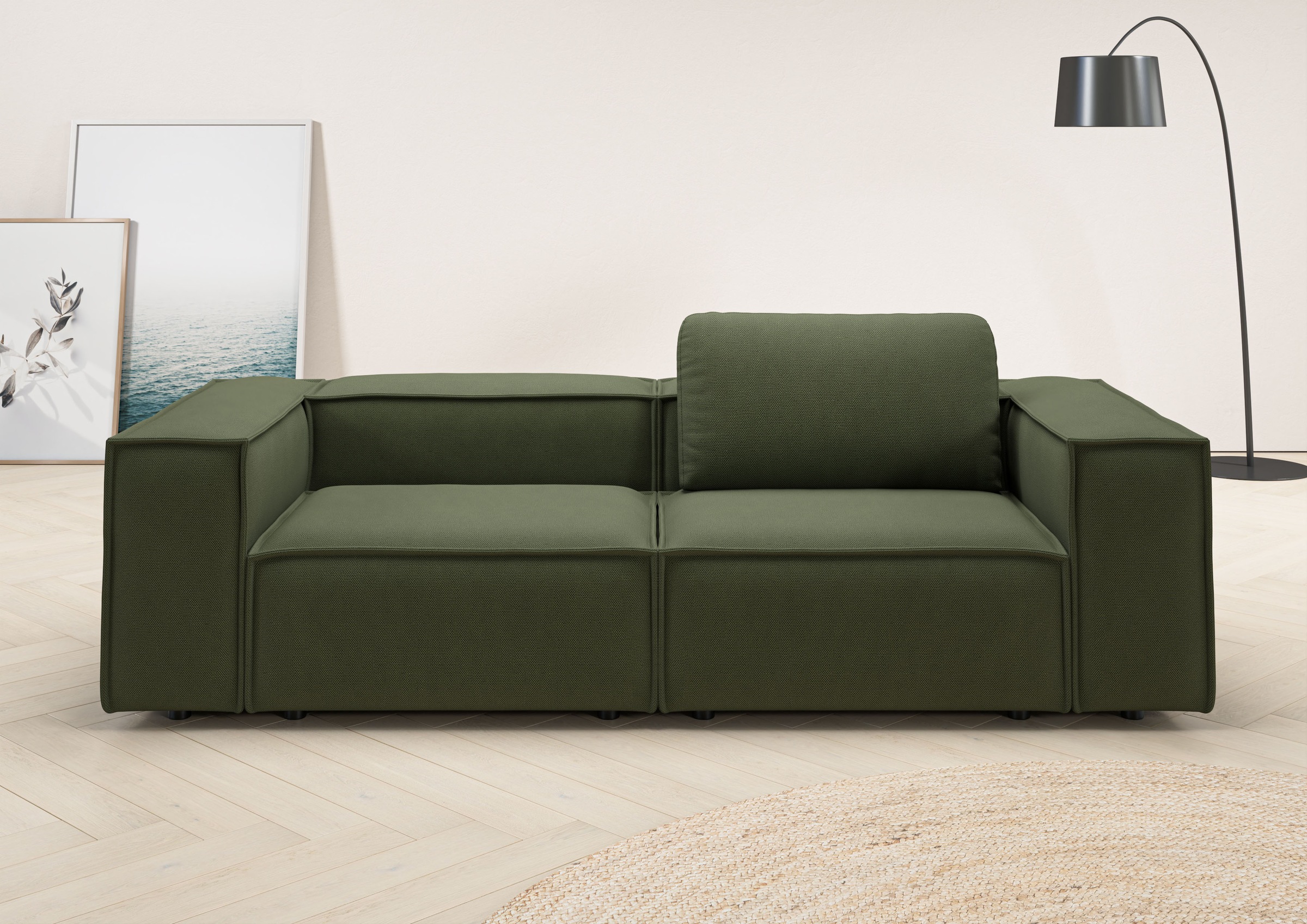PLACES OF STYLE 2-Sitzer »Watertown, modernes Sofa 246 cm breit, auch in Fe günstig online kaufen