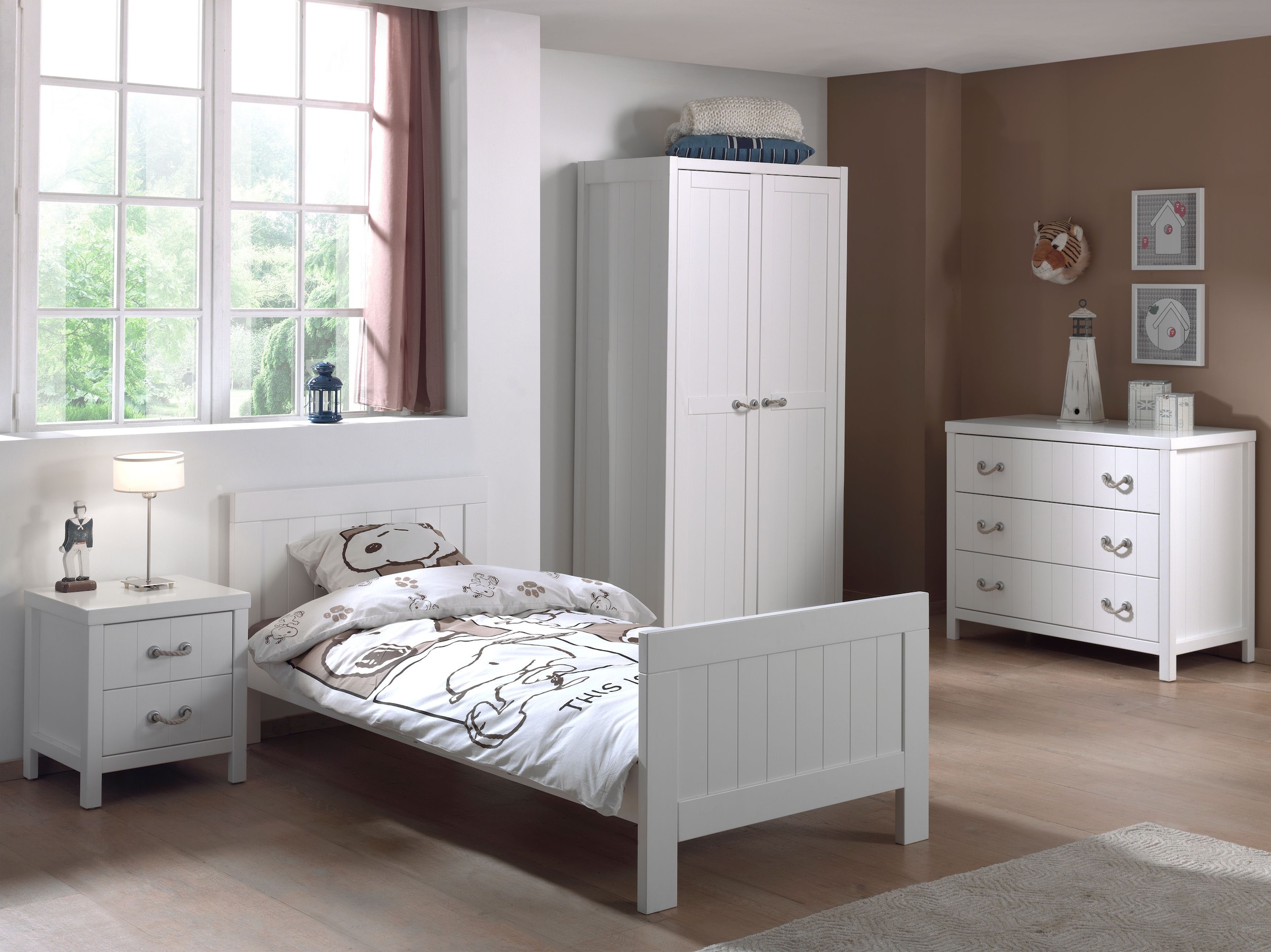 Vipack Kleiderschrank »Lewis«, (Made in Europe), in 2 Breiten, MDF-Oberfläche