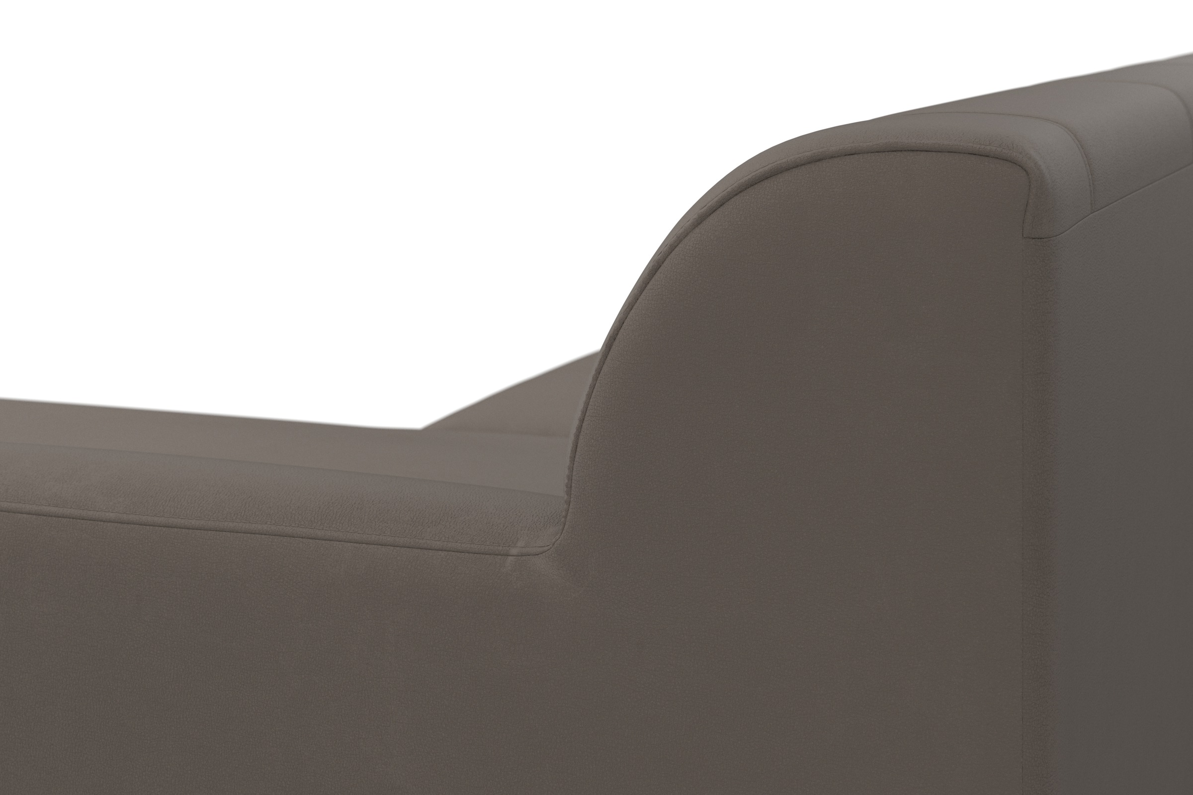 DOMO collection Ecksofa »Topper, elegant und zeitlos, kompaktes Stellmaß 245/155cm, L-Form«, mit Recamiere, wahlweise mit Schlaffunktion