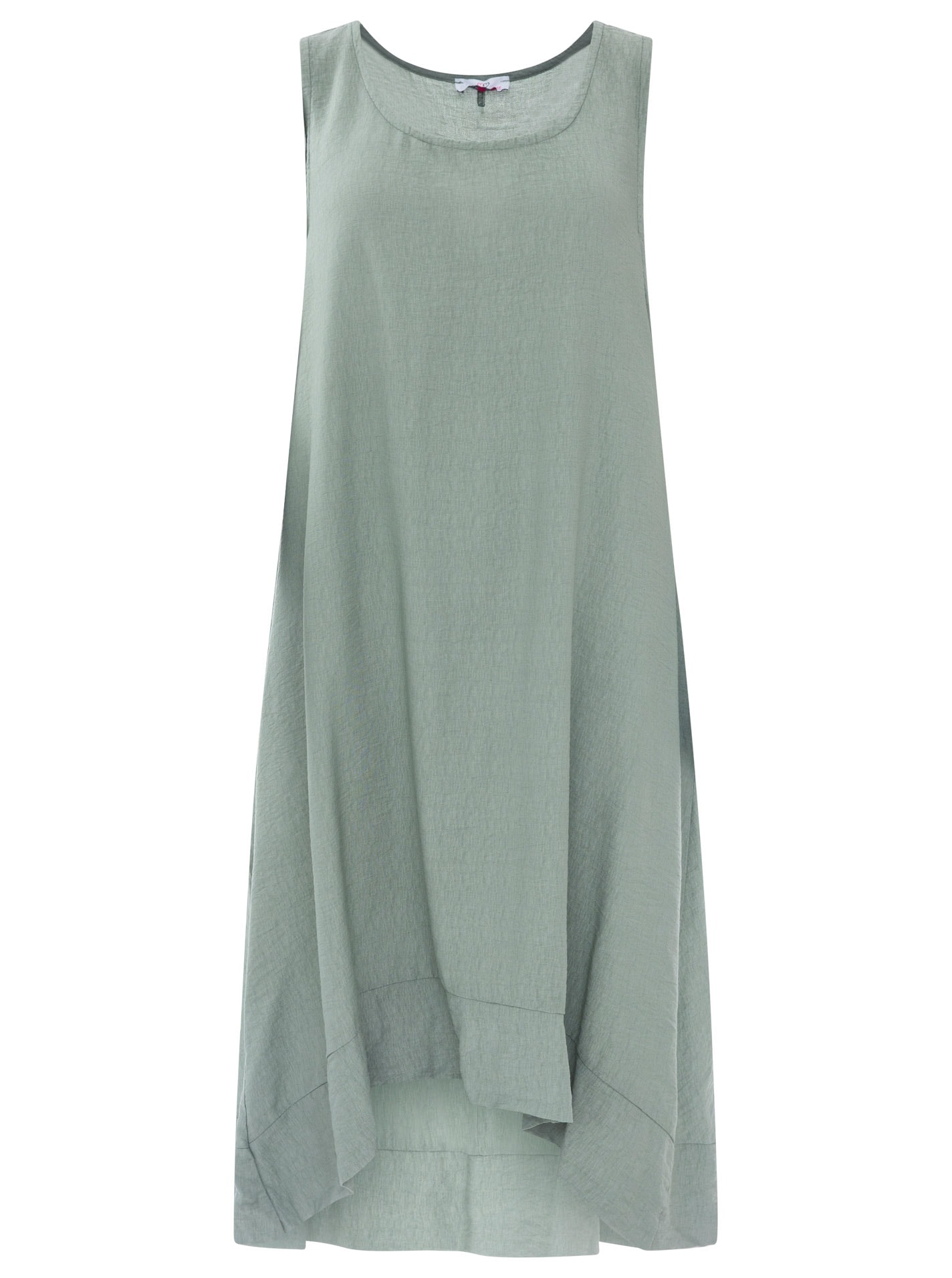 Zwillingsherz Sweatkleid »"Uni & Summer"« breite Träger,  hinten leicht länger, figurumspielend, aus Viskose
