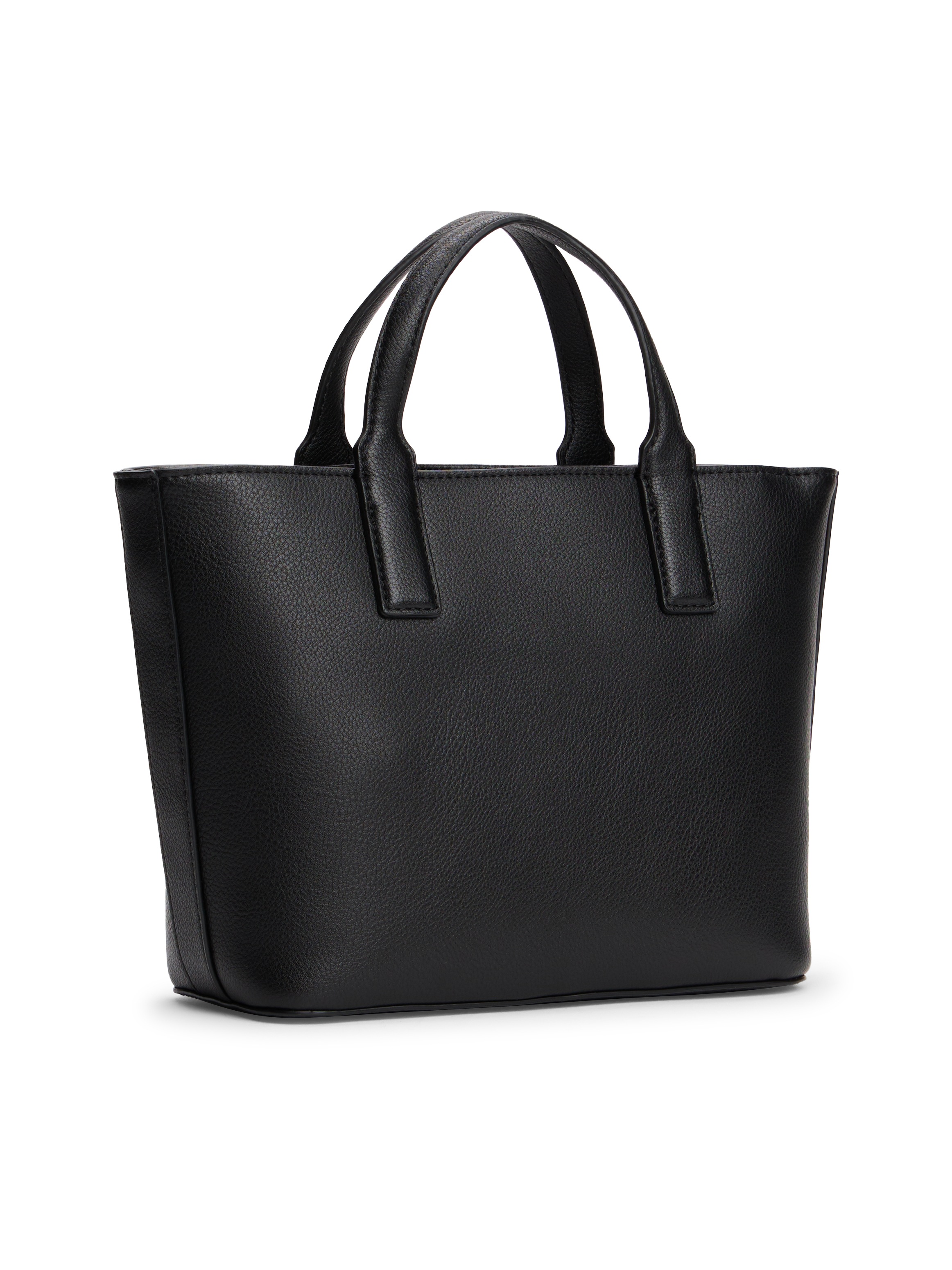 Tommy Hilfiger Henkeltasche »TH LOGOTAPE MINI TOTE«, Damen Umhängetasche, Schultertasche mit doppeltem Henkel