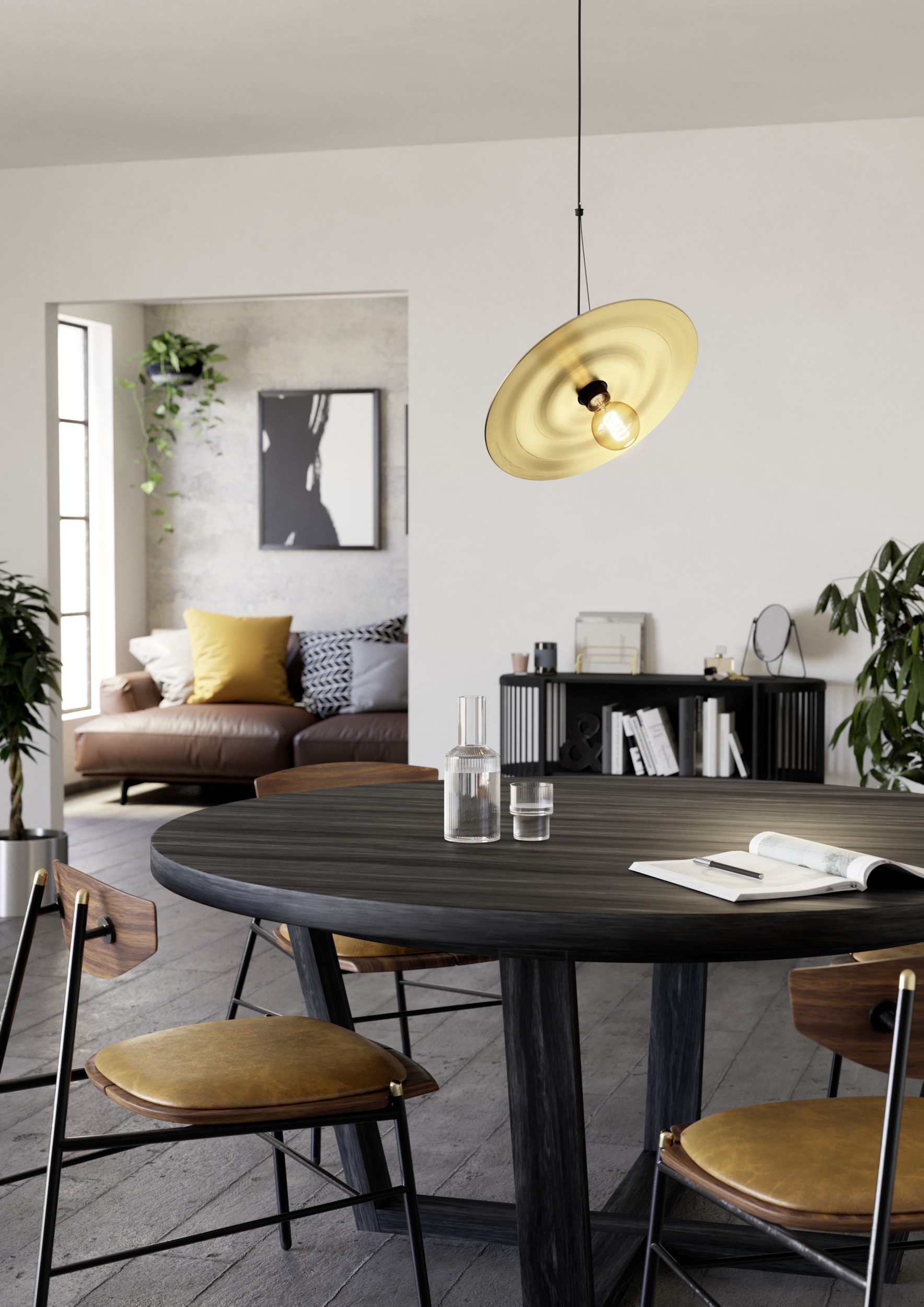 EGLO Hängeleuchte »LINTMILL Pendellampe - Stahl - E27 - 1X40W - IP20« E27 1 günstig online kaufen