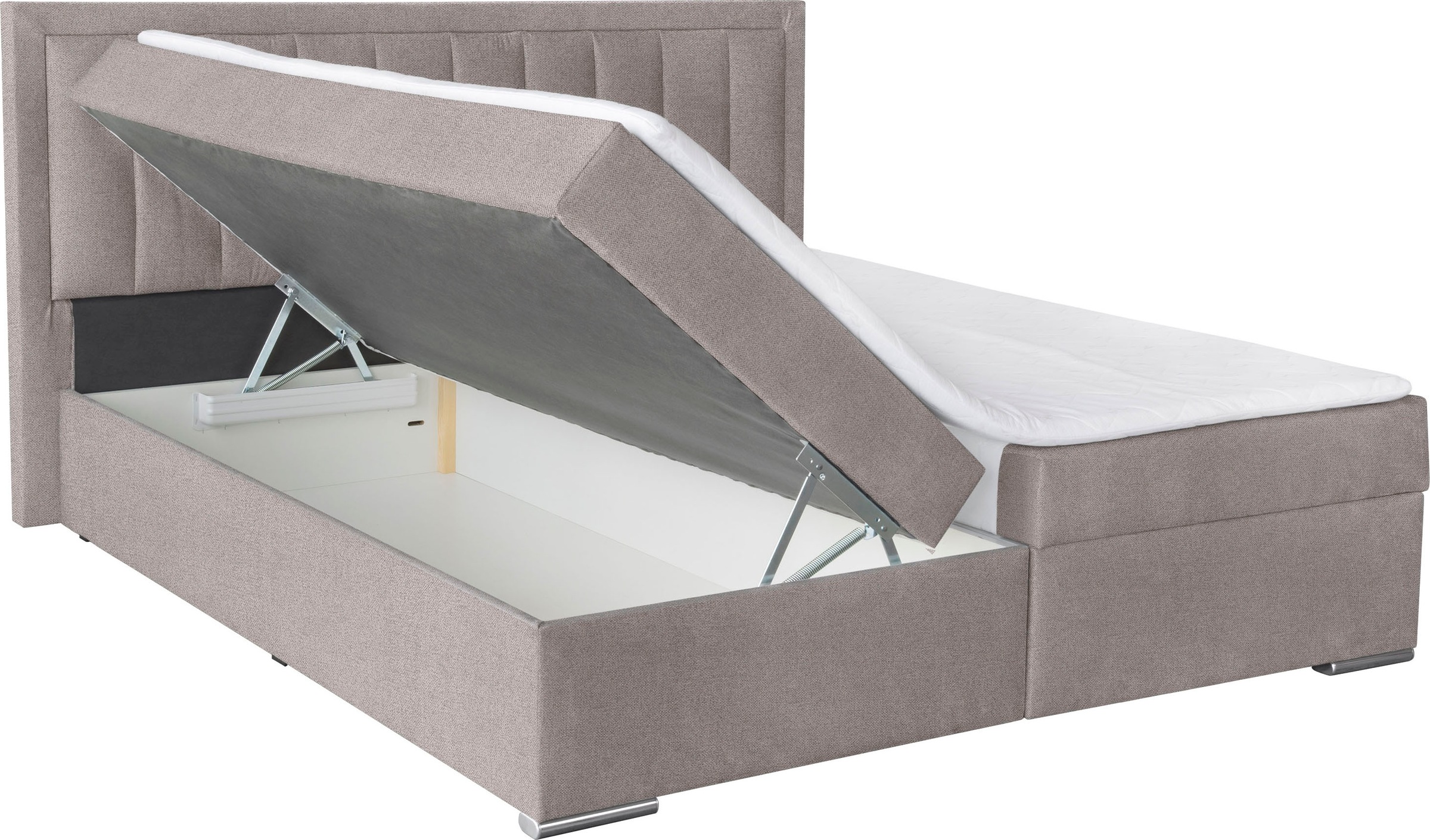 COLLECTION AB Boxbett »ATHENA inkl. Bettkasten, erhältlich in der Breite 180cm« erhältlich in verschiedenen Härtegraden, inkl. Topper