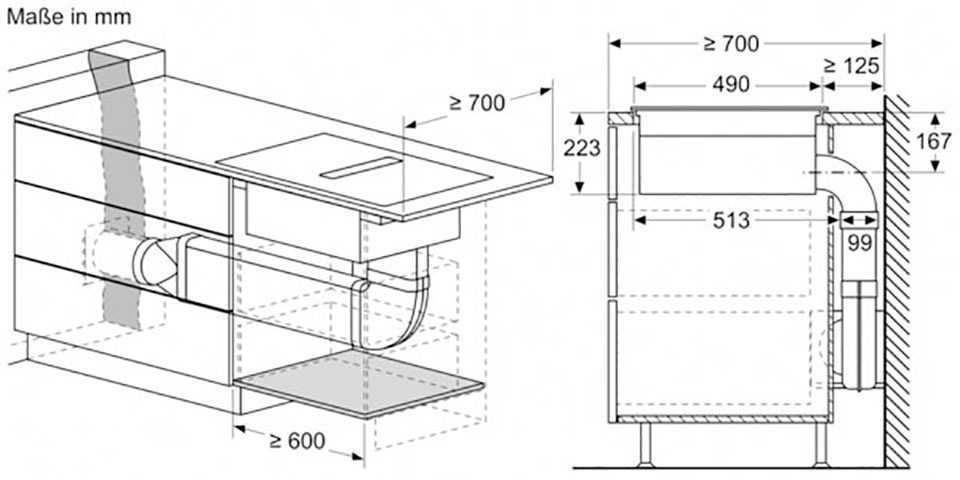 BOSCH Kochfeld mit Dunstabzug »PVQ811F15E«, PVQ811F15E