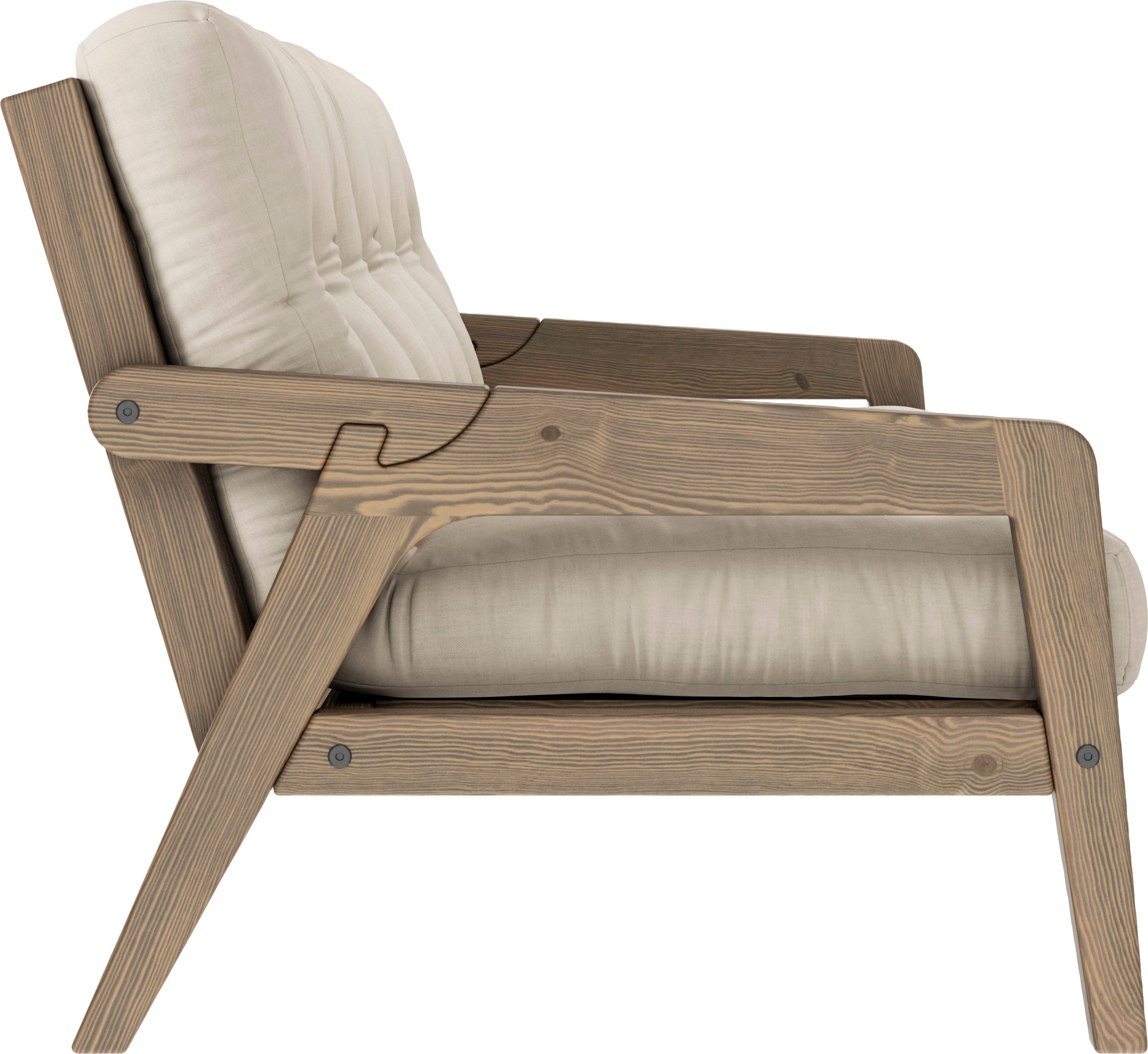 Karup Design Schlafsofa, Mit Holzstruktur, inkl. Futonmatratze, Liegefläche 130x190 cm