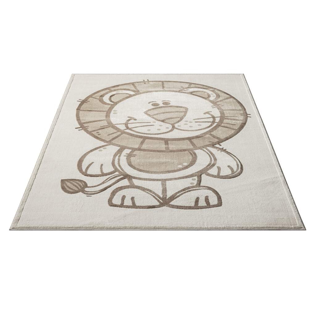 Carpet City Kinderteppich »MARA717«, rechteckig, 11 mm Höhe, Kinderzimmer, Kurzflor,robust,Tiere, Spielzimmer
