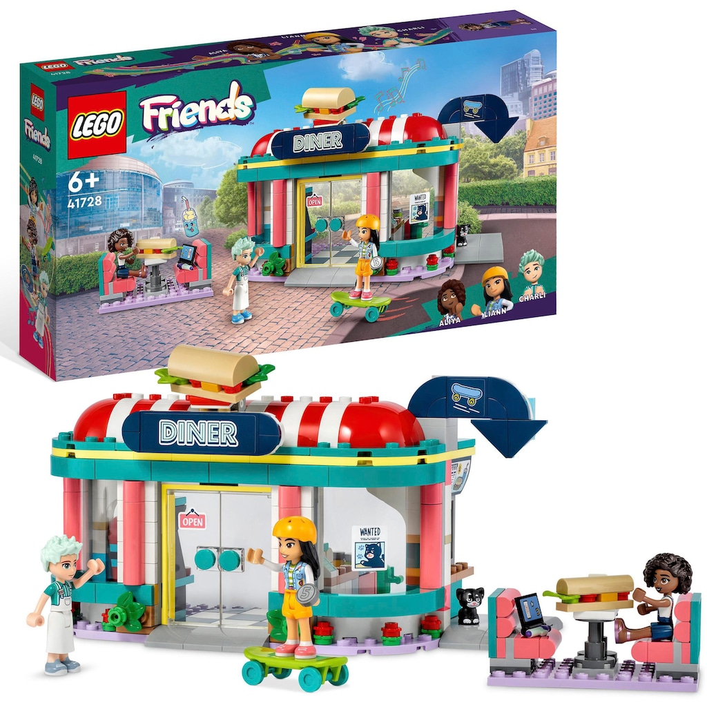 LEGO® Konstruktionsspielsteine »Restaurant (41728), LEGO® Friends«, (346 St.), Made in Europe