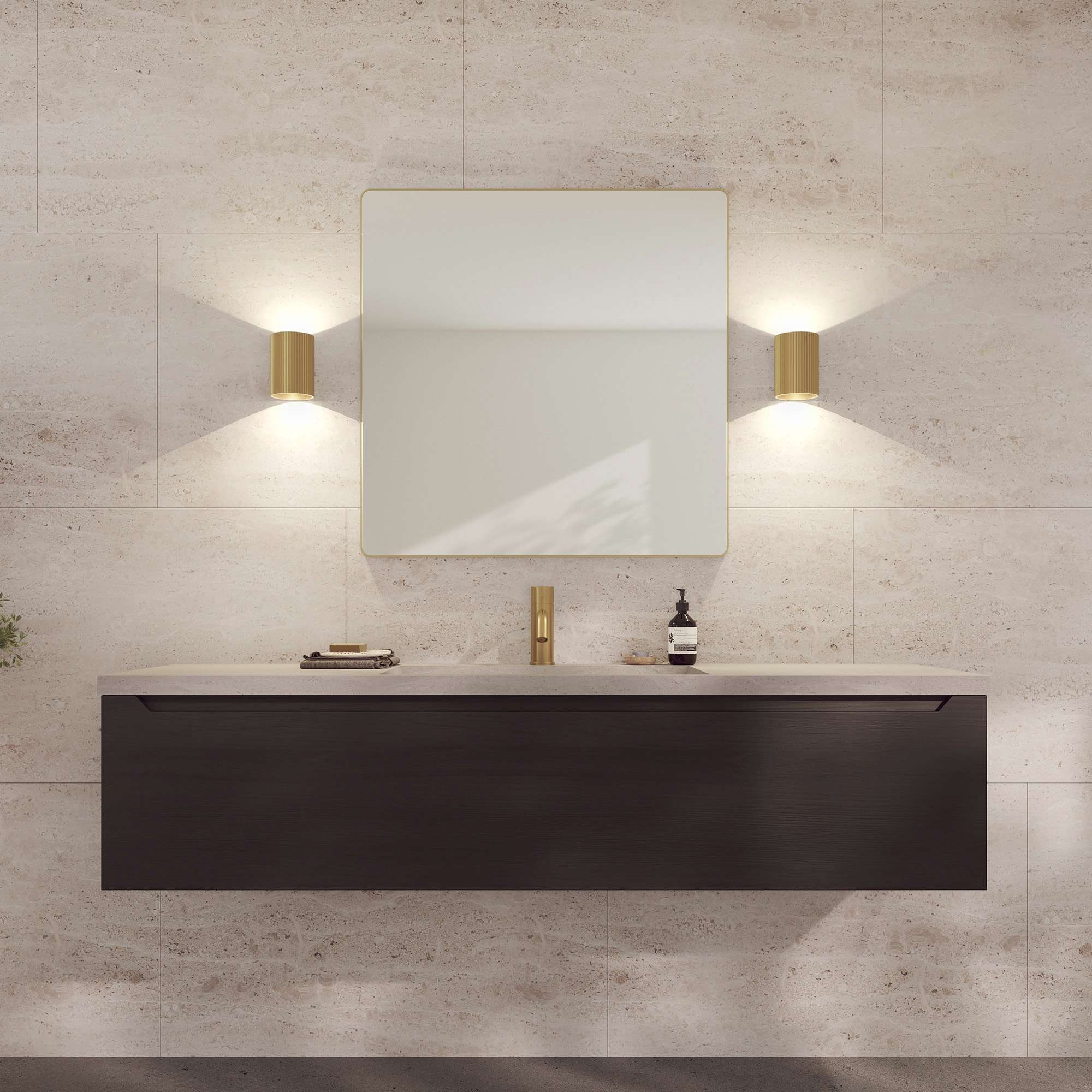 Loevschall Spiegel »Refine, Wandspiegel für alle Raumtypen, Stilvoller Rahmen,«, Spiegel für Schlafzimmer, Wohnzimmer, Garderobe, Flur und Badezimmer