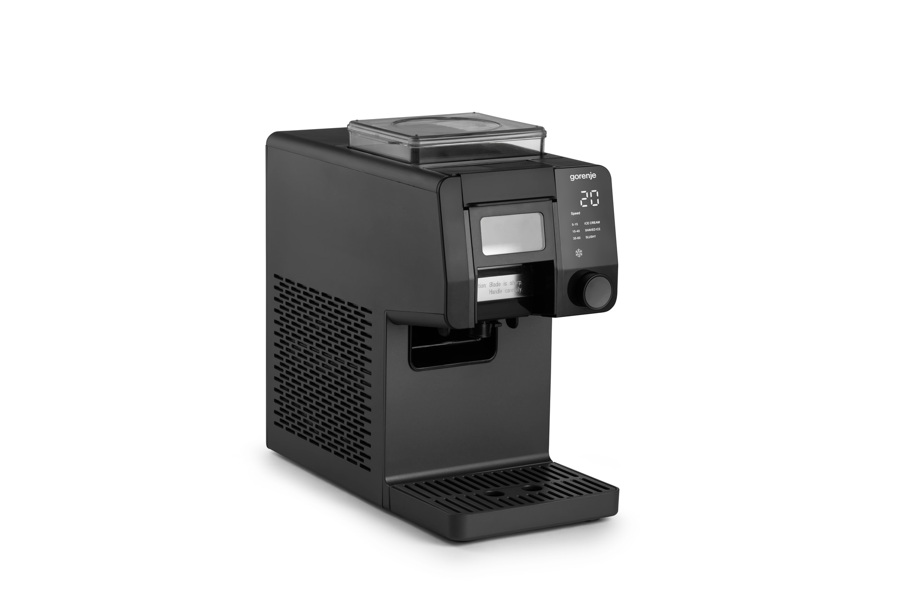 GORENJE Eismaschine »GIICM - 3in1 Instant Eismaschine« 200 W Eis & Slushy in 90 Sek., 1 L, Selbstreinigungsfunktion, max. 35kg/Tag