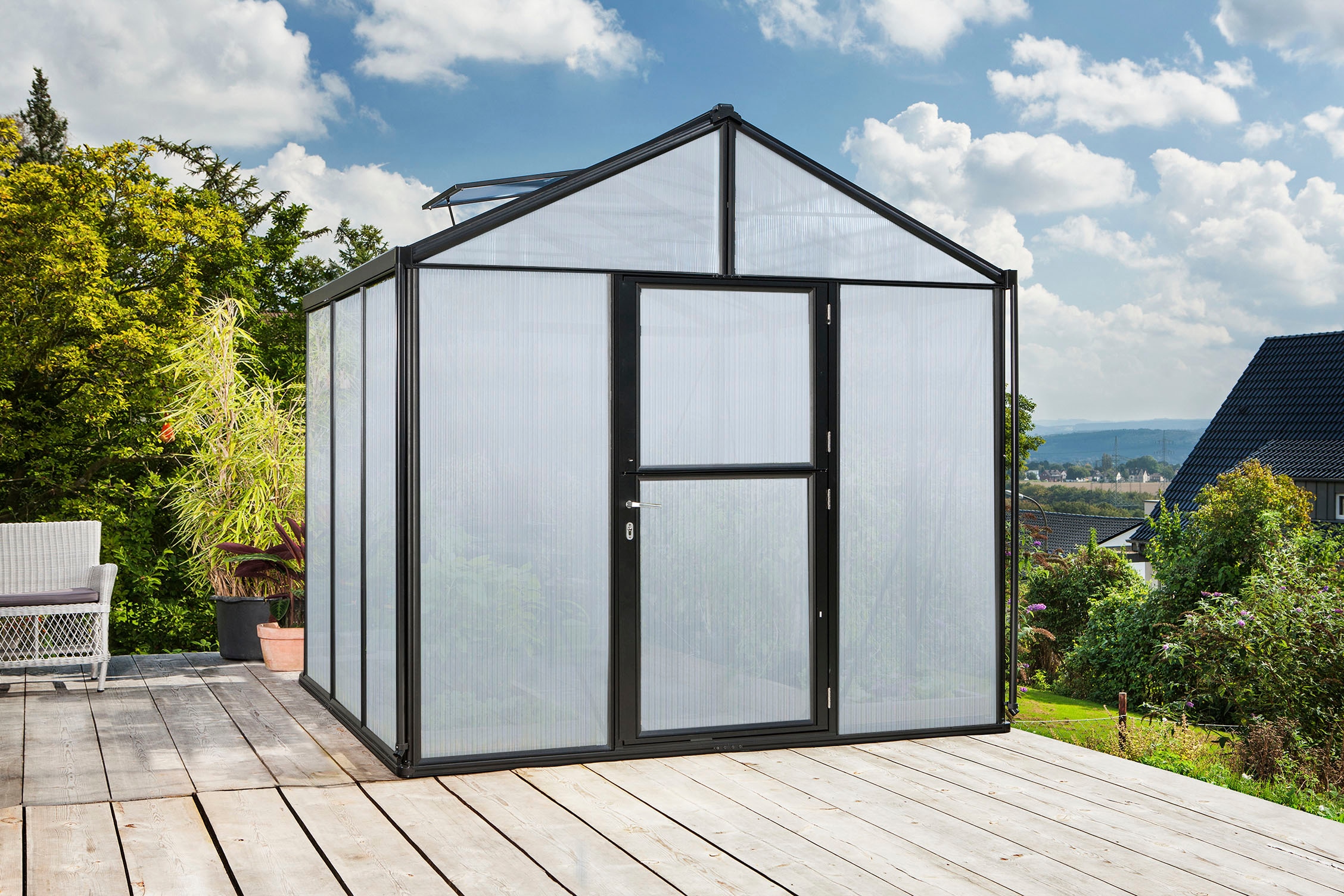 Vitavia Gewächshaus »Zeus 6200« besonders stabile Alu-Profile, 16 mm Hohlkammerplatten
