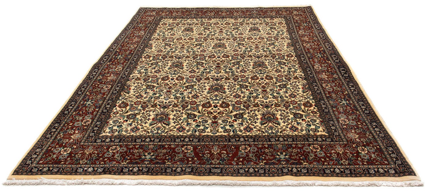 morgenland Wollteppich »Moud Bordüre 243 x 175 cm«, rechteckig, 10 mm Höhe, günstig online kaufen