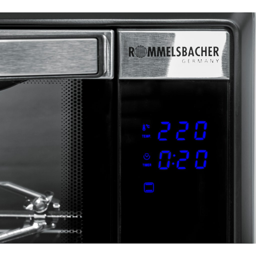 Rommelsbacher Minibackofen »Elektronik Back & Grill Ofen BGE 1580/E«