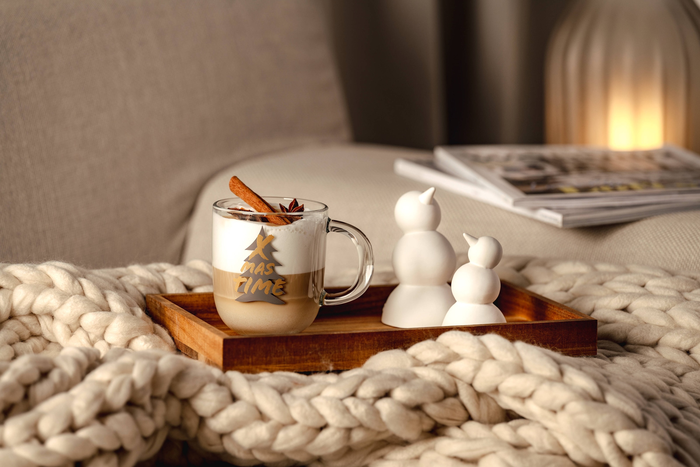 LEONARDO Tasse »SILENZIO mit Spruch«, (1 tlg.), -X MAS TIME-, 400ml