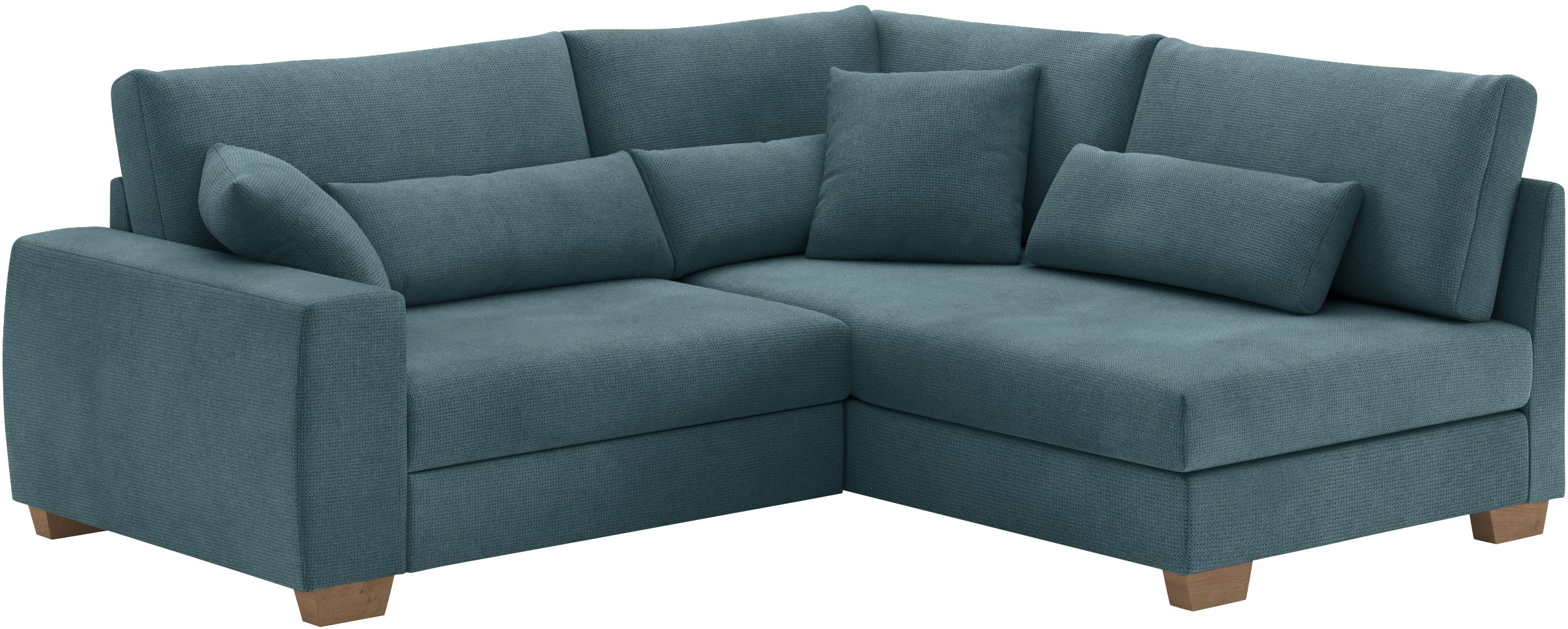 Mr. Couch Ecksofa »Hilla L-Form, bis 140 kg belastbar« mit Taschenfederkern günstig online kaufen