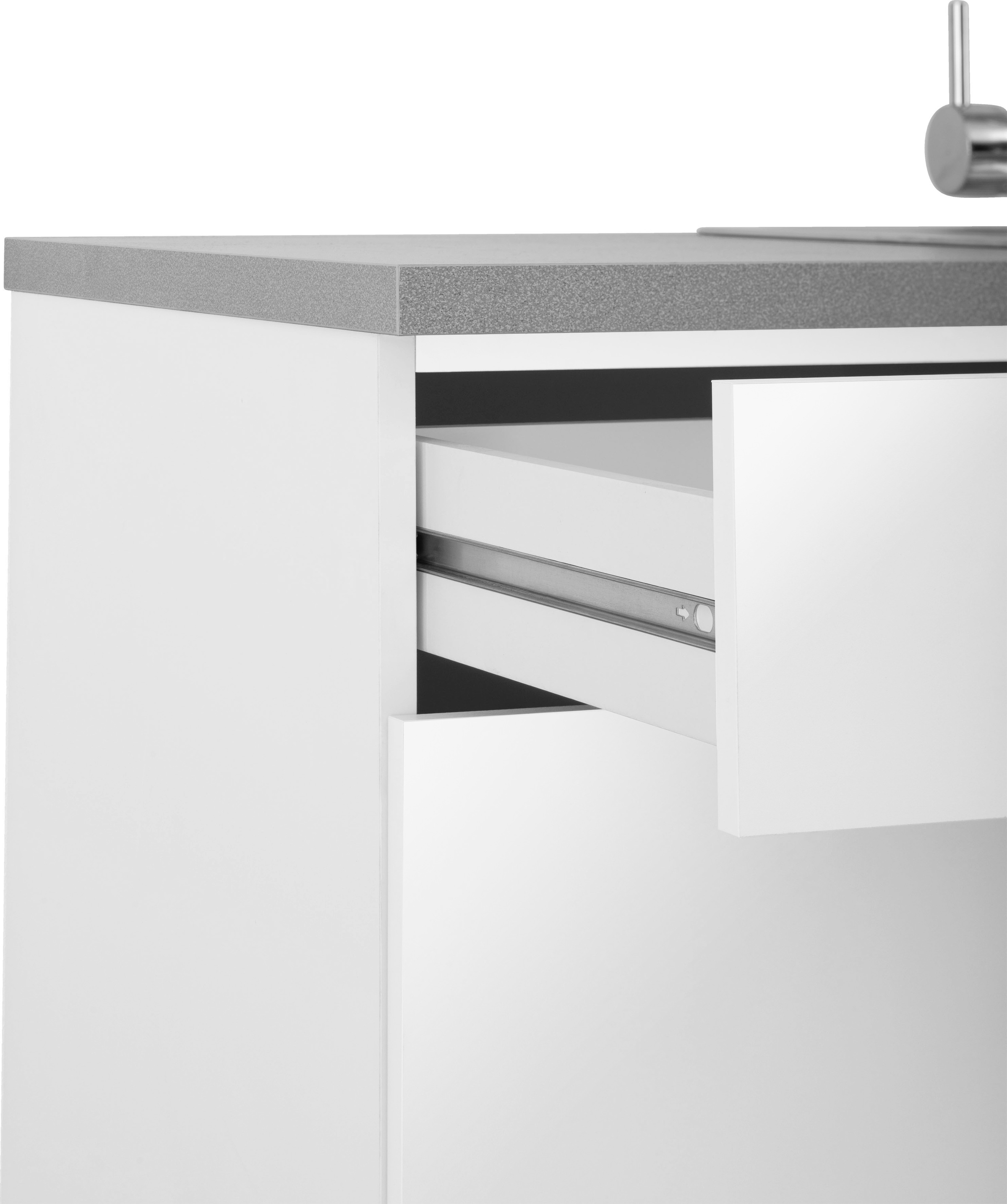 wiho Küchen Küche »Cali«, wahlweise mit E-Geräten, Breite 160 cm
