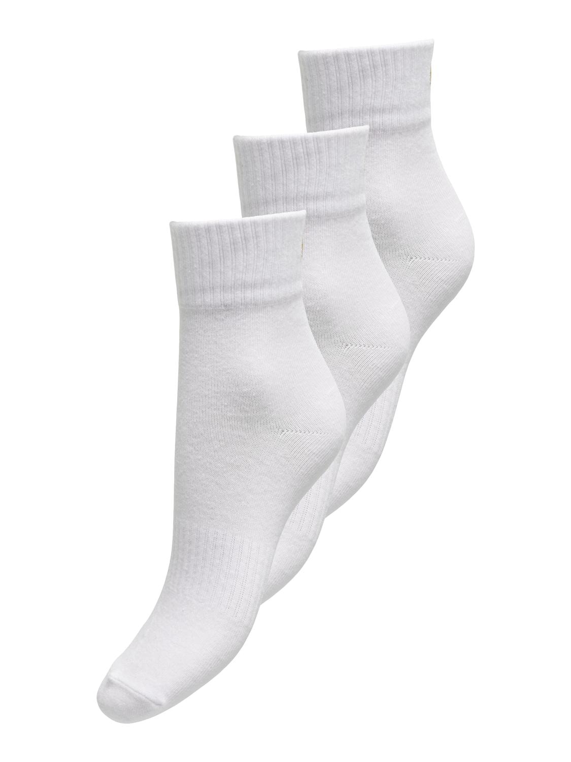 ONLY Socken »ONLTINE HEART TENNIS SOCK 3-PACK AC NOOS« Packung, 3 Paar tlg. Einheitsgröße, One Size