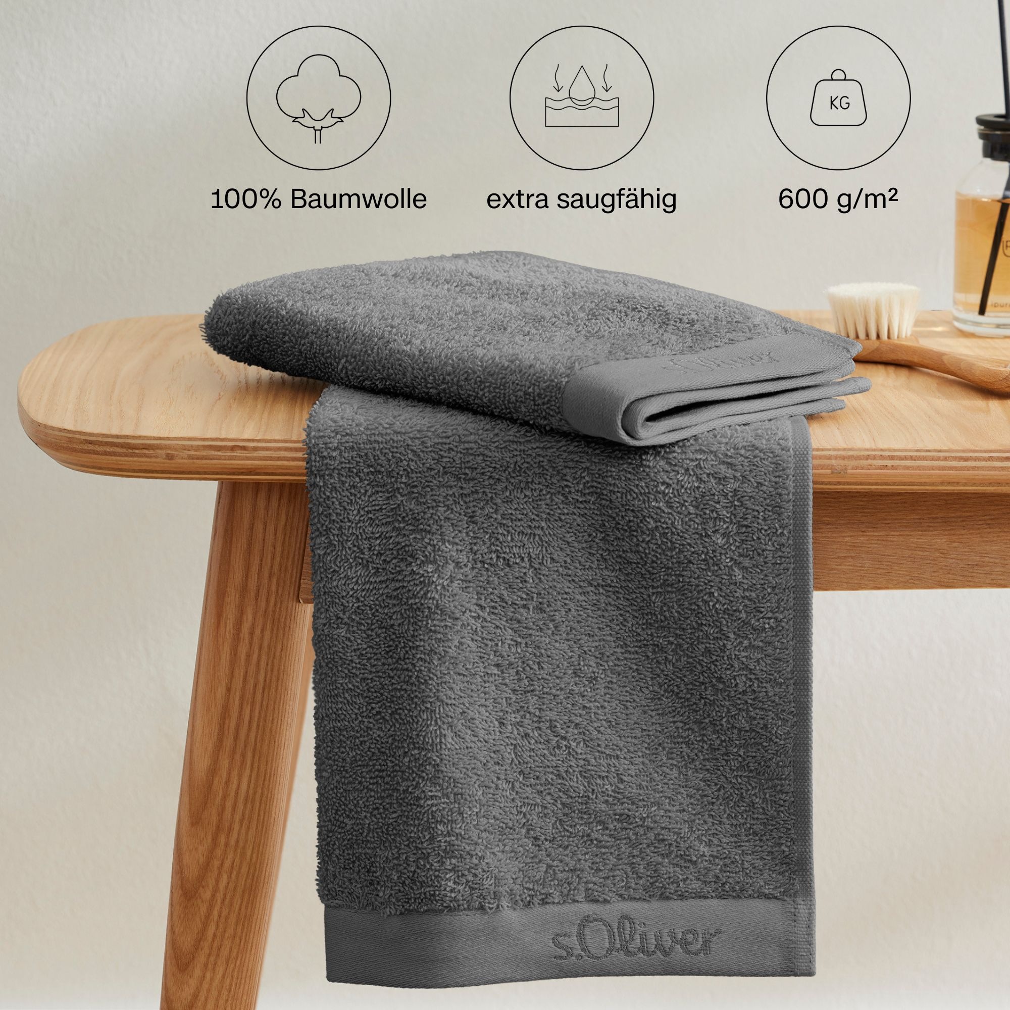 s.Oliver Handtuch Set »s. Oliver, besonders weich und saugfähig«, (Set, 8 S günstig online kaufen