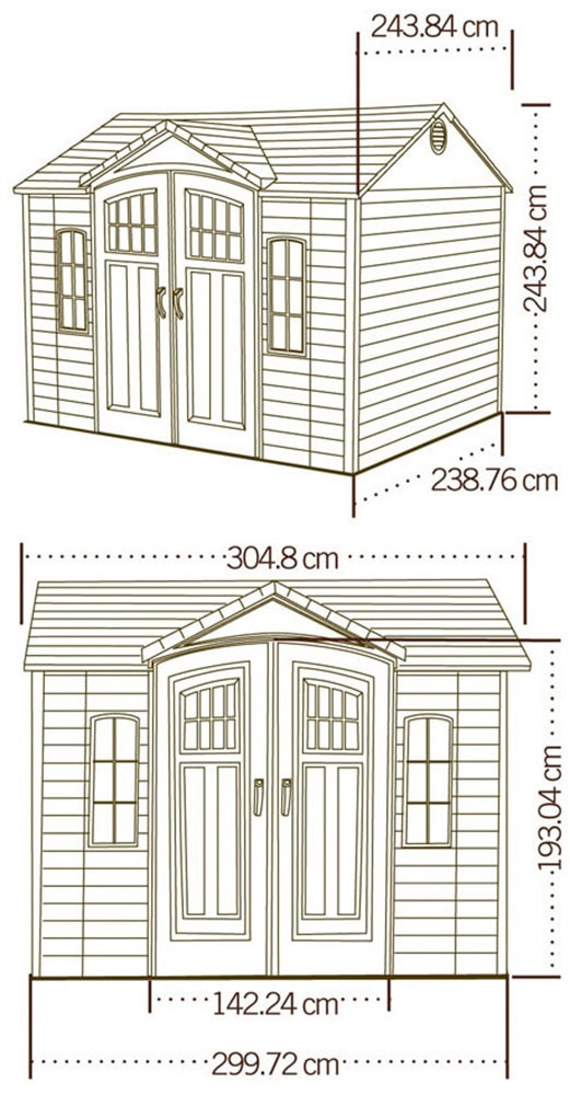 Lifetime Gartenhaus »Jubiläumshaus«