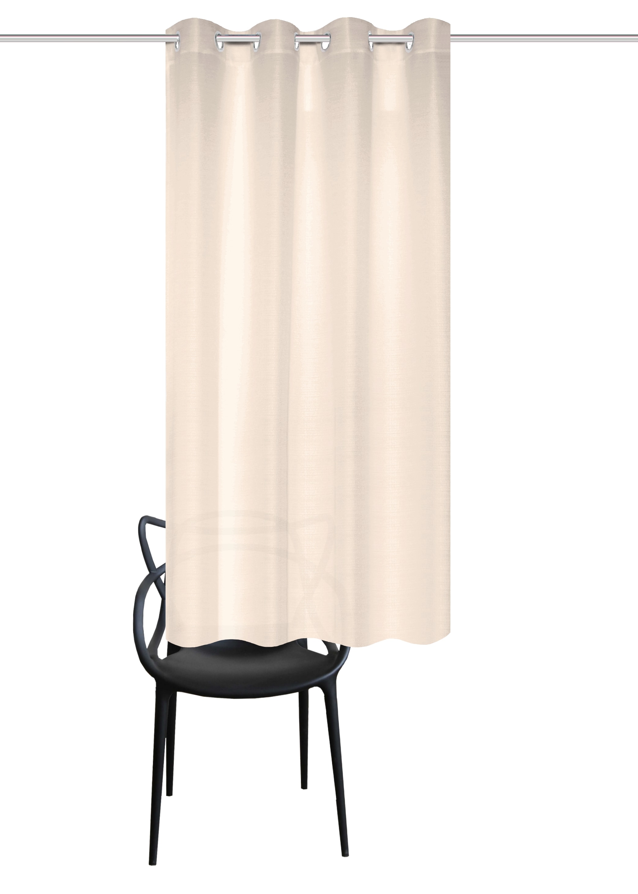 Home Basics Vorhang »BENOGA« Ösen 1 Stk. tlg. Ösenschal, Uni, Dekostruktur