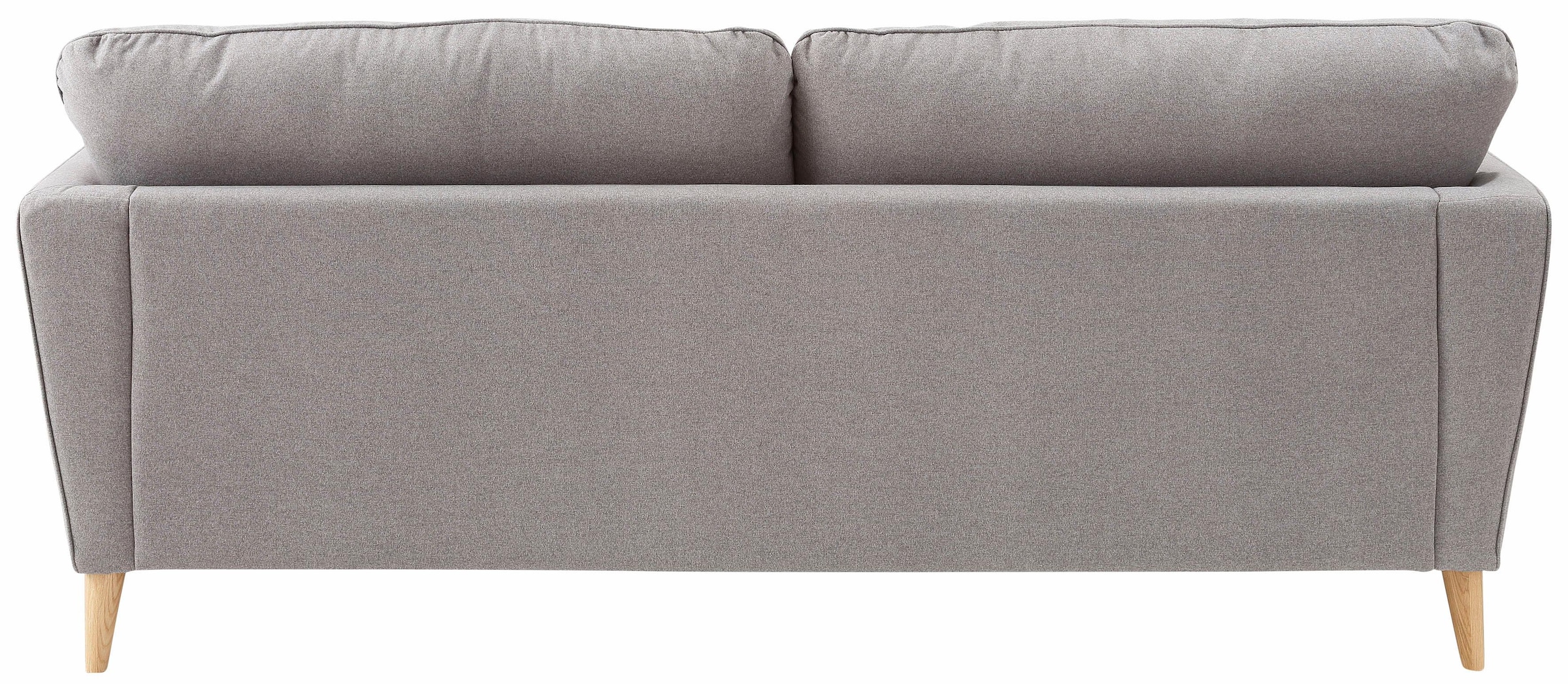 Home affaire 2-Sitzer »MARSEILLE Kompaktsofa 170 cm, Cord, Flachgewebe, Struktur, Webstoff«, Massivholzbeine Eiche, Landhausstil, Wellenunterfederung
