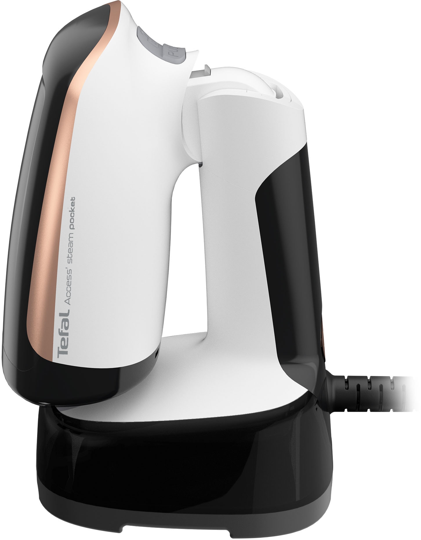 Tefal Dampfbürste »Access Steam Pocket, 1300 W, Steamer mit nur 15 Sekunden Aufheizzeit,«, 1300 W, kompaktes Design, klappbar, keimvernichtend, 120 ml Wassertank, DT3030
