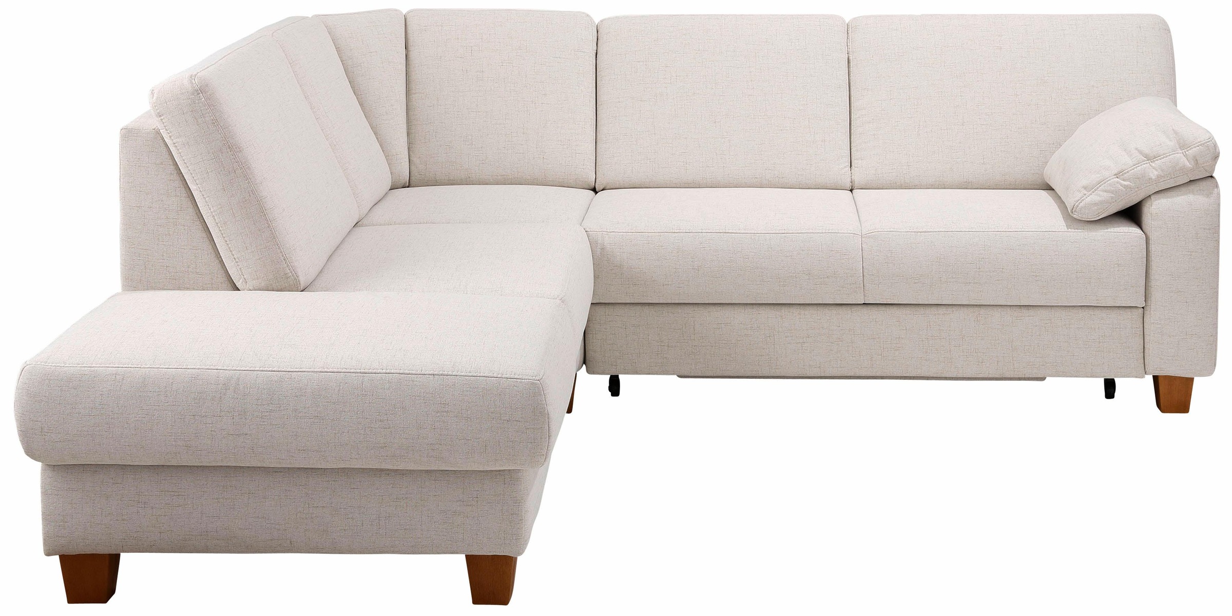 Home affaire Ecksofa »Belfort L-Form«, mit Federkern, wahlweise mit Bettfunktion und Stauraum