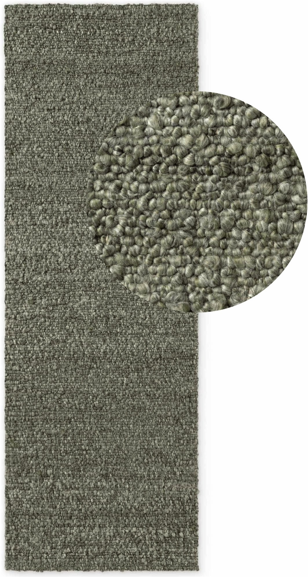 Ted Baker Teppich »Soft Bouclé Portobello , auch als Läufer« rechteckig 10 mm Höhe Woll-Optik, Bouclé Meliert, Wohnzimmer, Esszimmer, Schlafzimmer, Flur