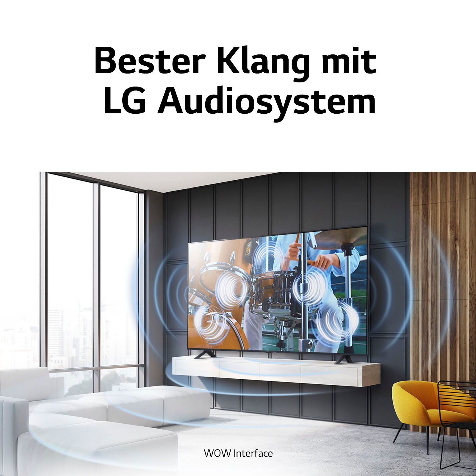 LG LED-Fernseher »55UR80006LJ«, 139 cm/55 Zoll, 4K Ultra HD, Smart-TV, UHD,α5 Gen6 4K AI-Prozessor,HDR10,AI Sound Pro,Filmmaker Mode