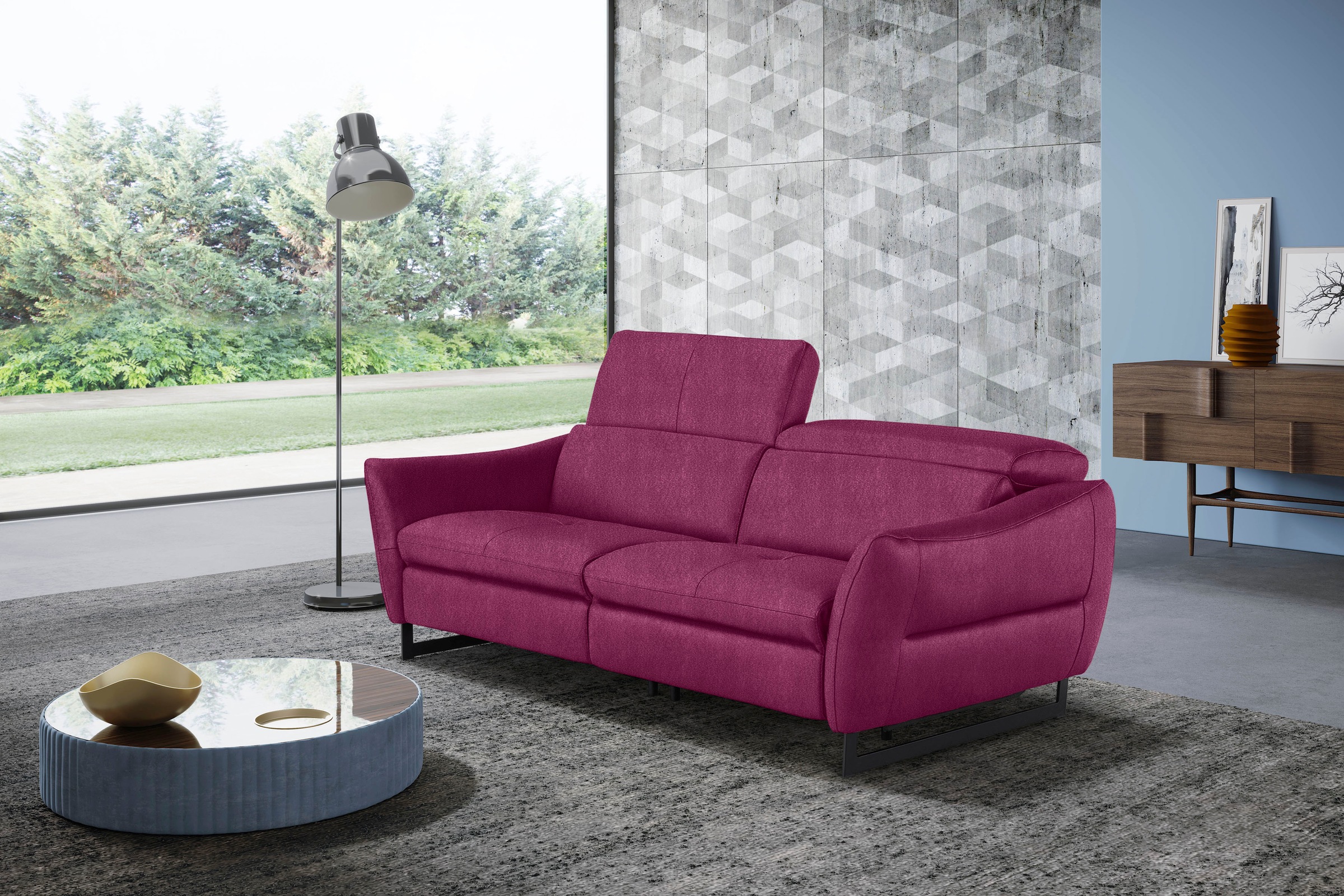 Egoitaliano 2,5-Sitzer "Dafne, elegantes Designsofa mit hohem Sitzkomfort", günstig online kaufen