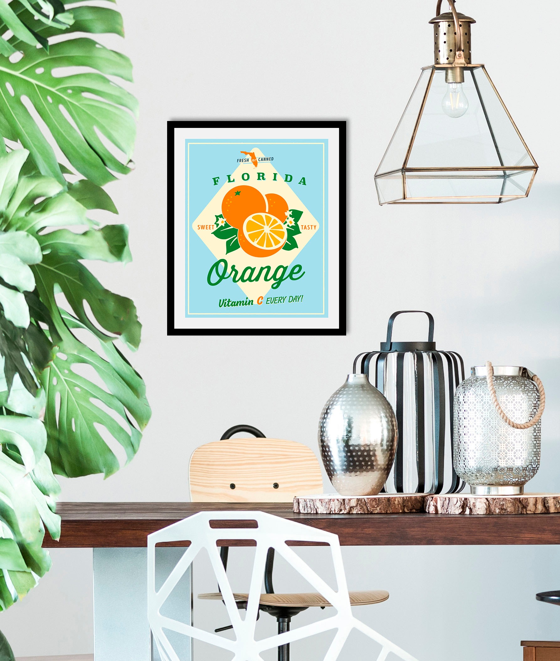 queence Bild »Florida Orange«, Obst-Obst Bilder-Essen-Lebensmittel-Kunst-Ab günstig online kaufen