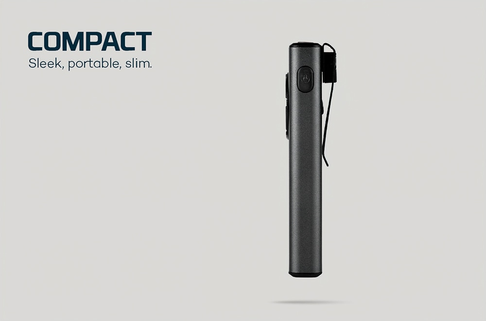 NEBO LED Taschenlampe »Nebo SLIM+ 1200« Set, Taschenlampe inkl. Ladekabel, 2 Stk. tlg.