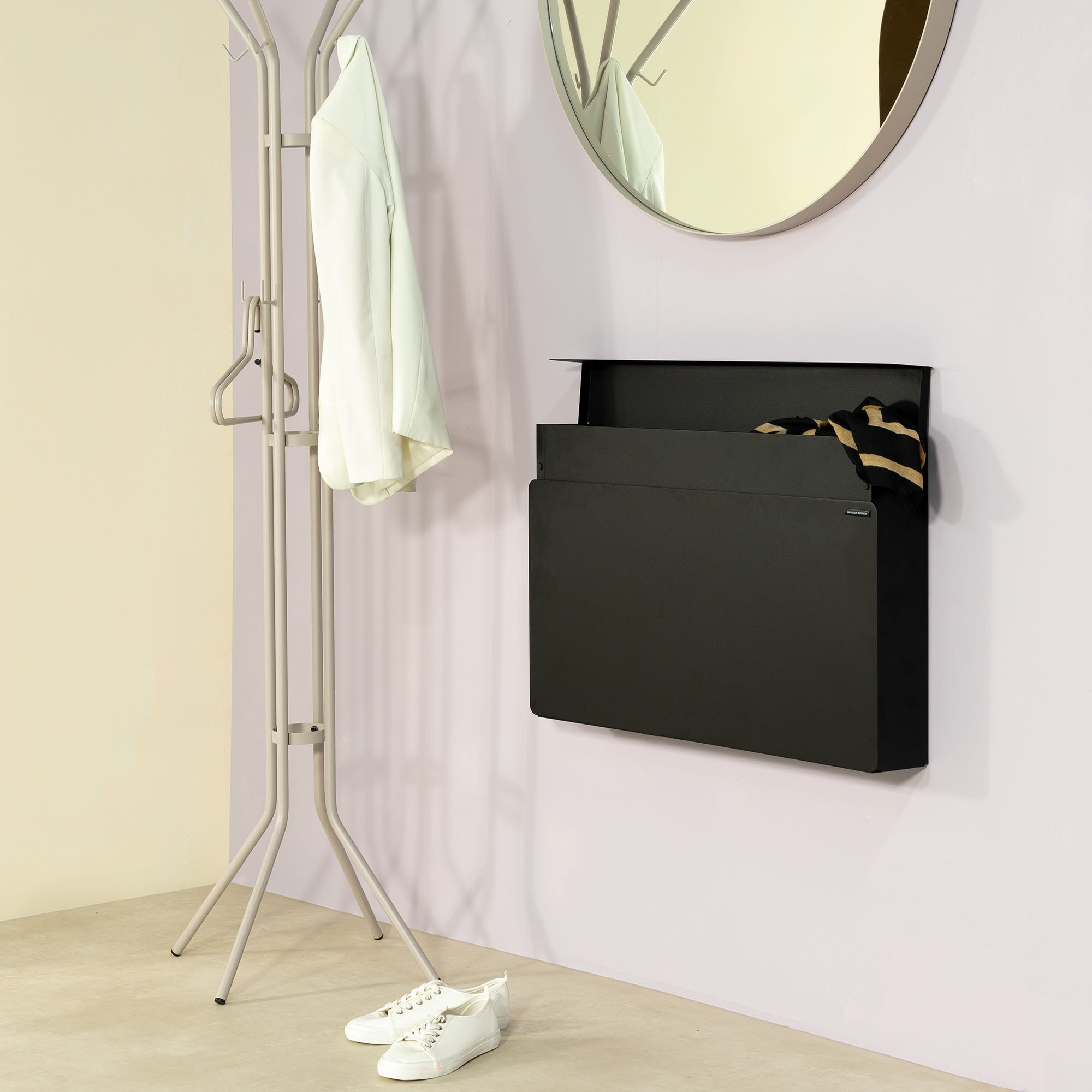 Spinder Design Schuhschrank »LUIGI« Stahlschuhschrank mit Fach